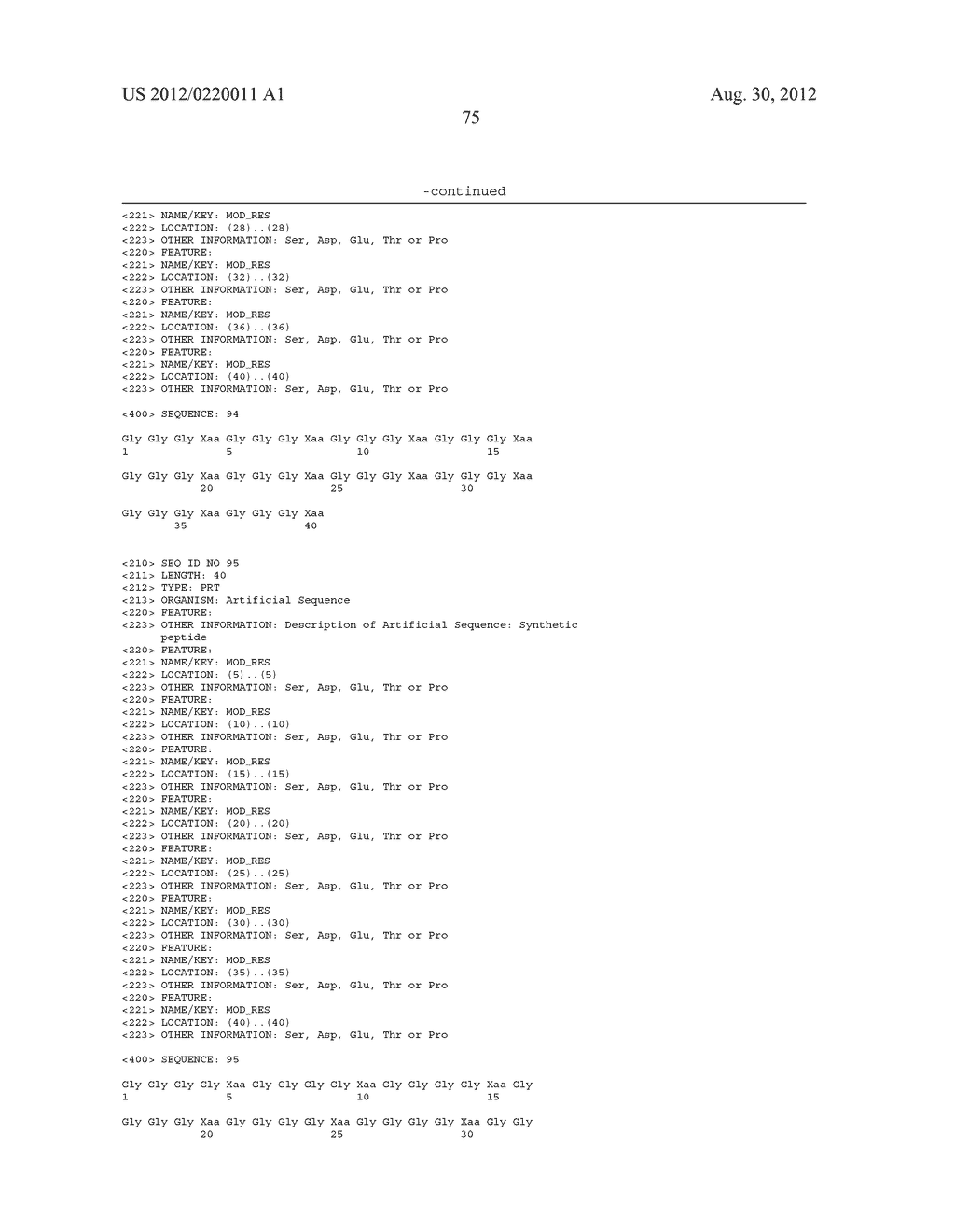 UNSTRUCTURED RECOMBINANT POLYMERS AND USES THEREOF - diagram, schematic, and image 123