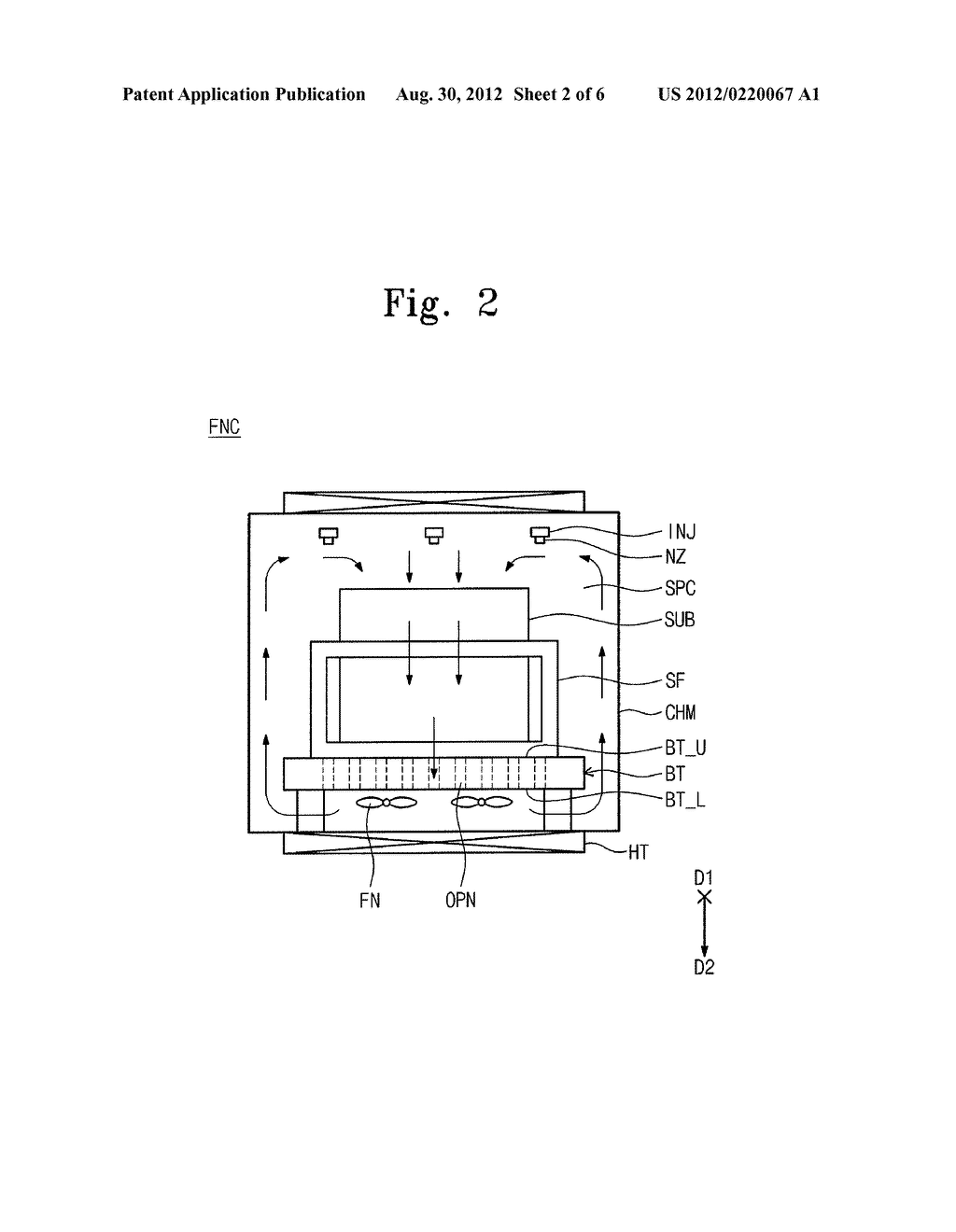 FURNACE AND METHOD OF FORMING THIN FILM USING THE SAME - diagram, schematic, and image 03