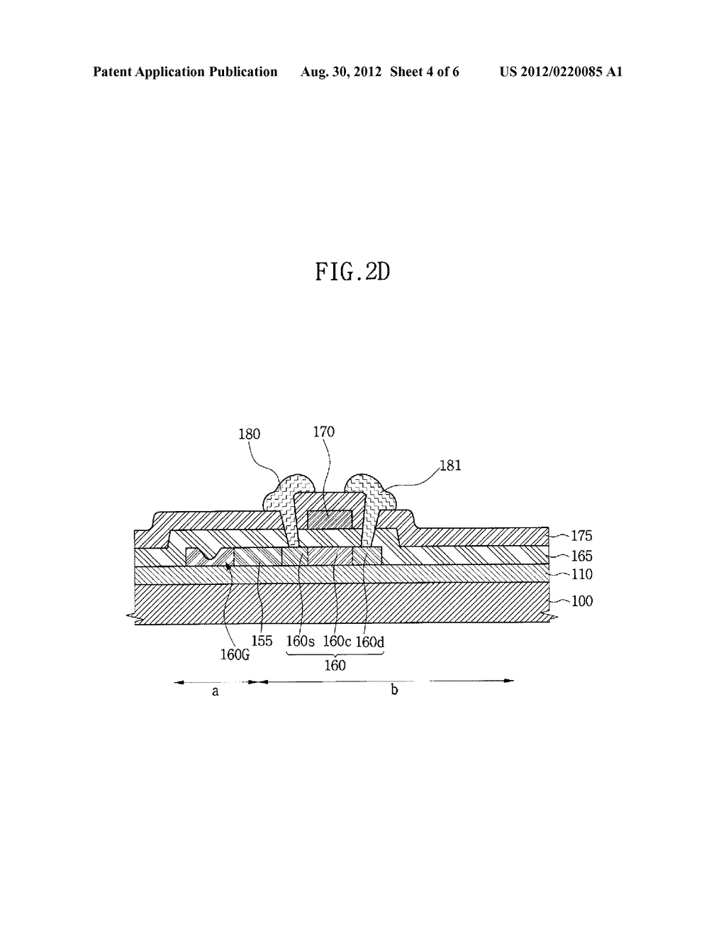 THIN FILM TRANSISTOR, METHOD OF FABRICATING THE SAME, AND ORGANIC LIGHT     EMITTING DIODE DISPLAY DEVICE HAVING THE THIN FILM TRANSISTOR - diagram, schematic, and image 05