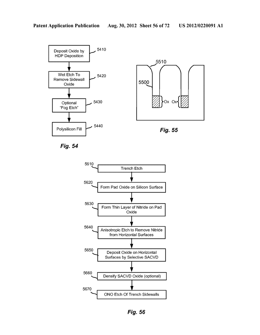 METHODS OF MAKING POWER SEMICONDUCTOR DEVICES WITH THICK BOTTOM OXIDE     LAYER - diagram, schematic, and image 57