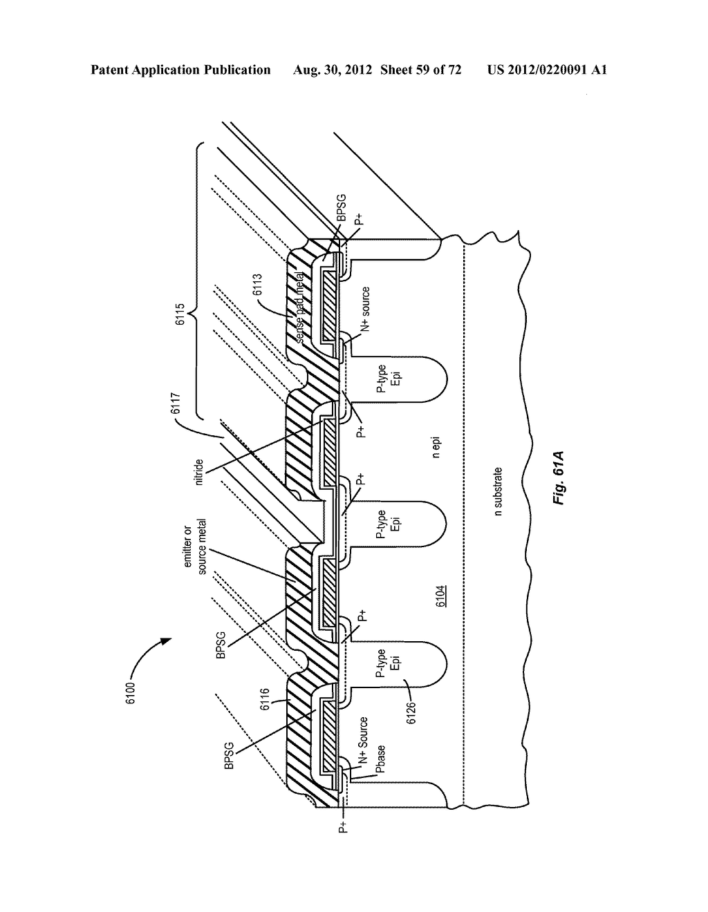 METHODS OF MAKING POWER SEMICONDUCTOR DEVICES WITH THICK BOTTOM OXIDE     LAYER - diagram, schematic, and image 60