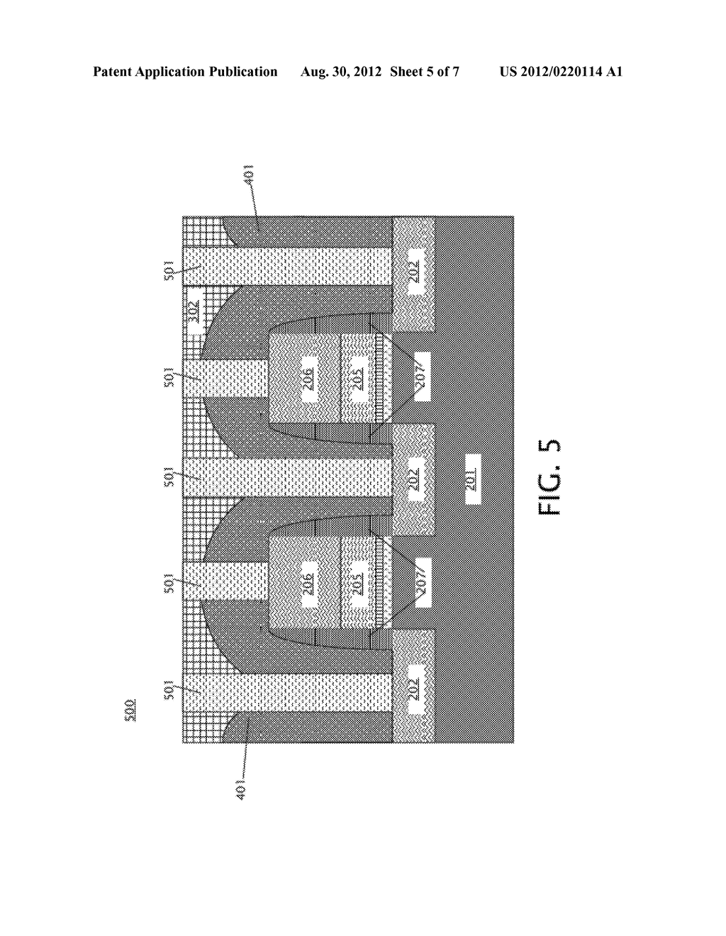 TENSILE STRESS ENHANCEMENT OF NITRIDE FILM FOR STRESSED CHANNEL FIELD     EFFECT TRANSISTOR FABRICATION - diagram, schematic, and image 06