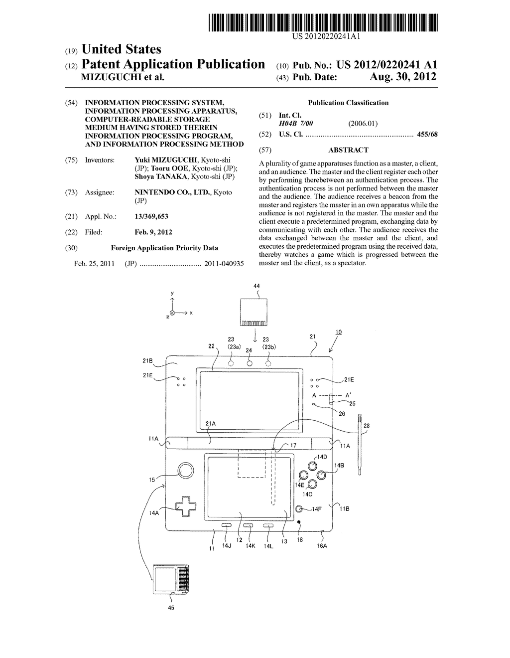 INFORMATION PROCESSING SYSTEM, INFORMATION PROCESSING APPARATUS,     COMPUTER-READABLE STORAGE MEDIUM HAVING STORED THEREIN INFORMATION     PROCESSING PROGRAM, AND INFORMATION PROCESSING METHOD - diagram, schematic, and image 01