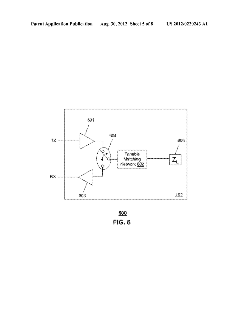 METHOD AND APPARATUS FOR TUNING A COMMUNICATION DEVICE - diagram, schematic, and image 06