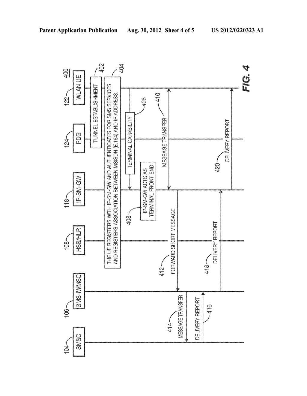 REPORTING TERMINAL CAPABILITIES FOR SUPPORTING SHORT MESSAGE SERVICE - diagram, schematic, and image 05