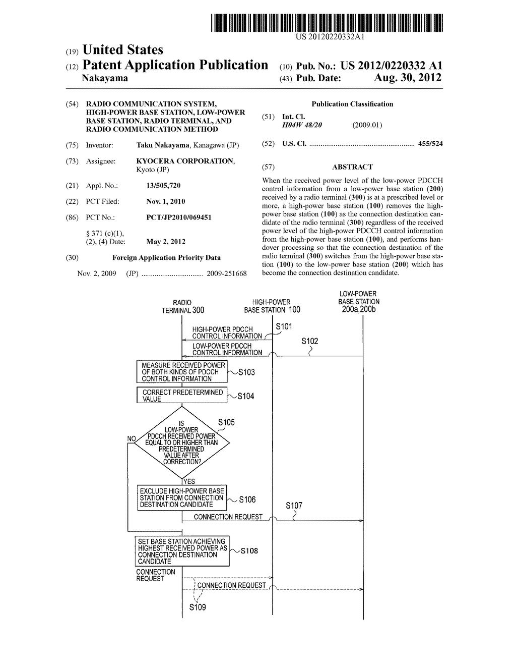 RADIO COMMUNICATION SYSTEM, HIGH-POWER BASE STATION, LOW-POWER BASE     STATION, RADIO TERMINAL, AND RADIO COMMUNICATION METHOD - diagram, schematic, and image 01