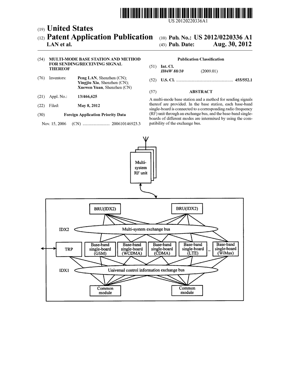 MULTI-MODE BASE STATION AND METHOD FOR SENDING/RECEIVING SIGNAL THEREOF - diagram, schematic, and image 01