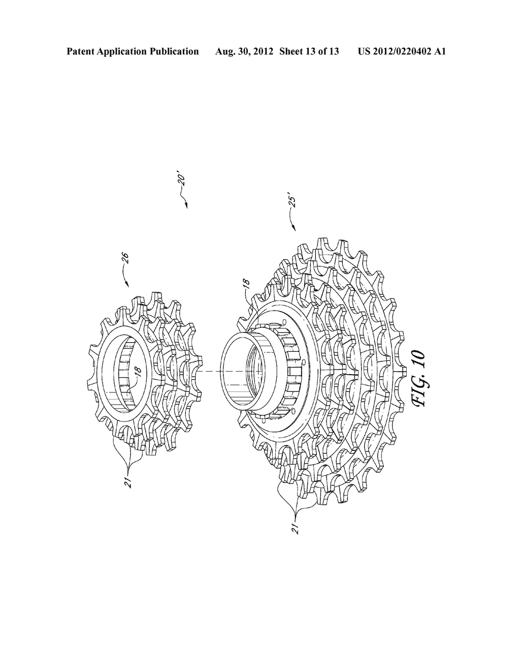 COGSET ASSEMBLY FOR A BICYCLE - diagram, schematic, and image 14