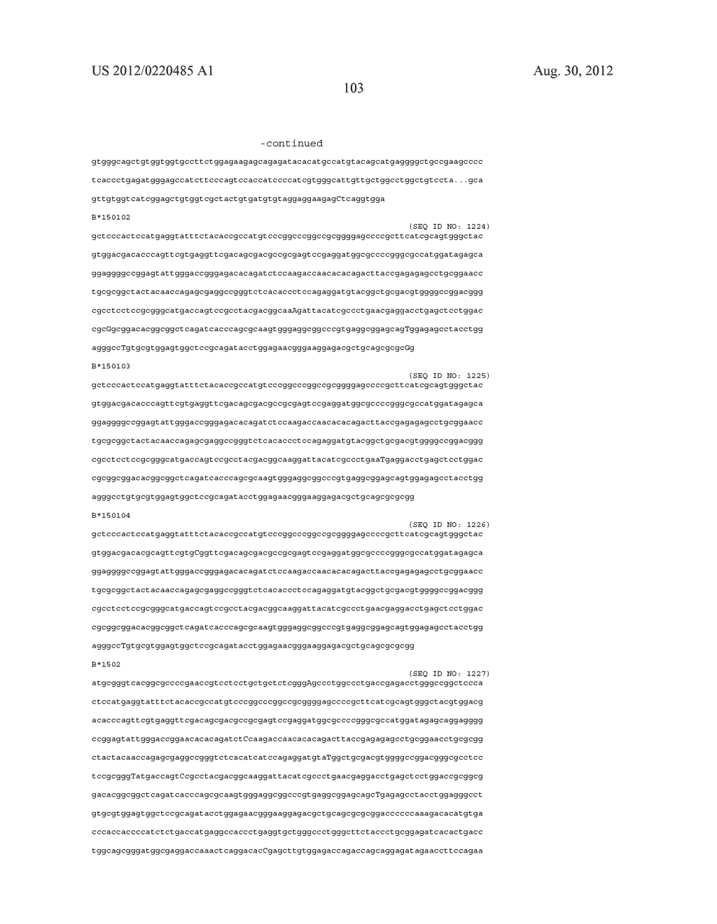 PROBE SET AND METHOD FOR IDENTIFYING HLA ALLELE - diagram, schematic, and image 104