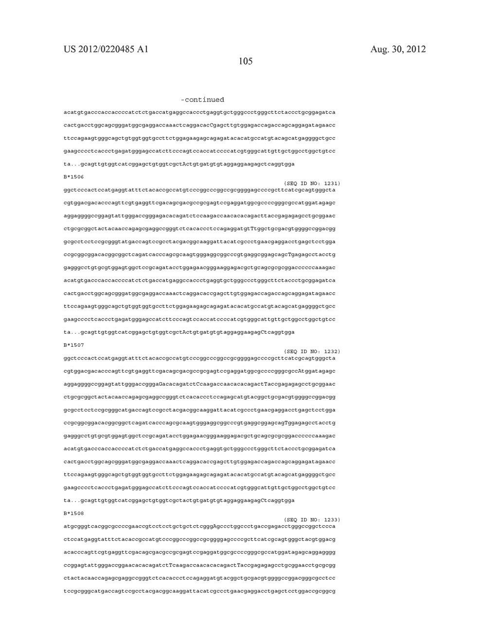 PROBE SET AND METHOD FOR IDENTIFYING HLA ALLELE - diagram, schematic, and image 106