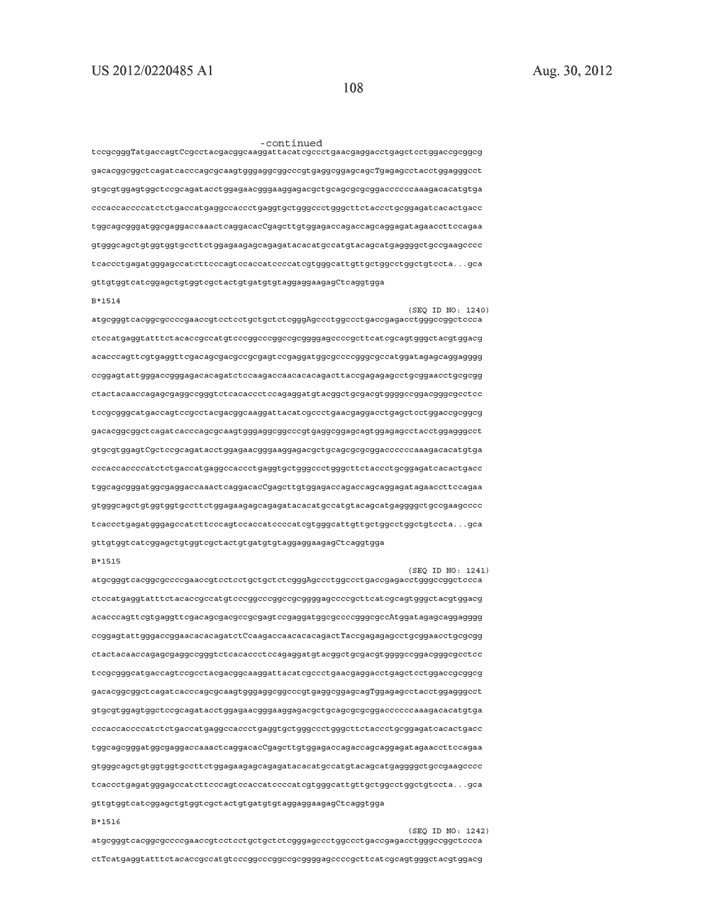 PROBE SET AND METHOD FOR IDENTIFYING HLA ALLELE - diagram, schematic, and image 109