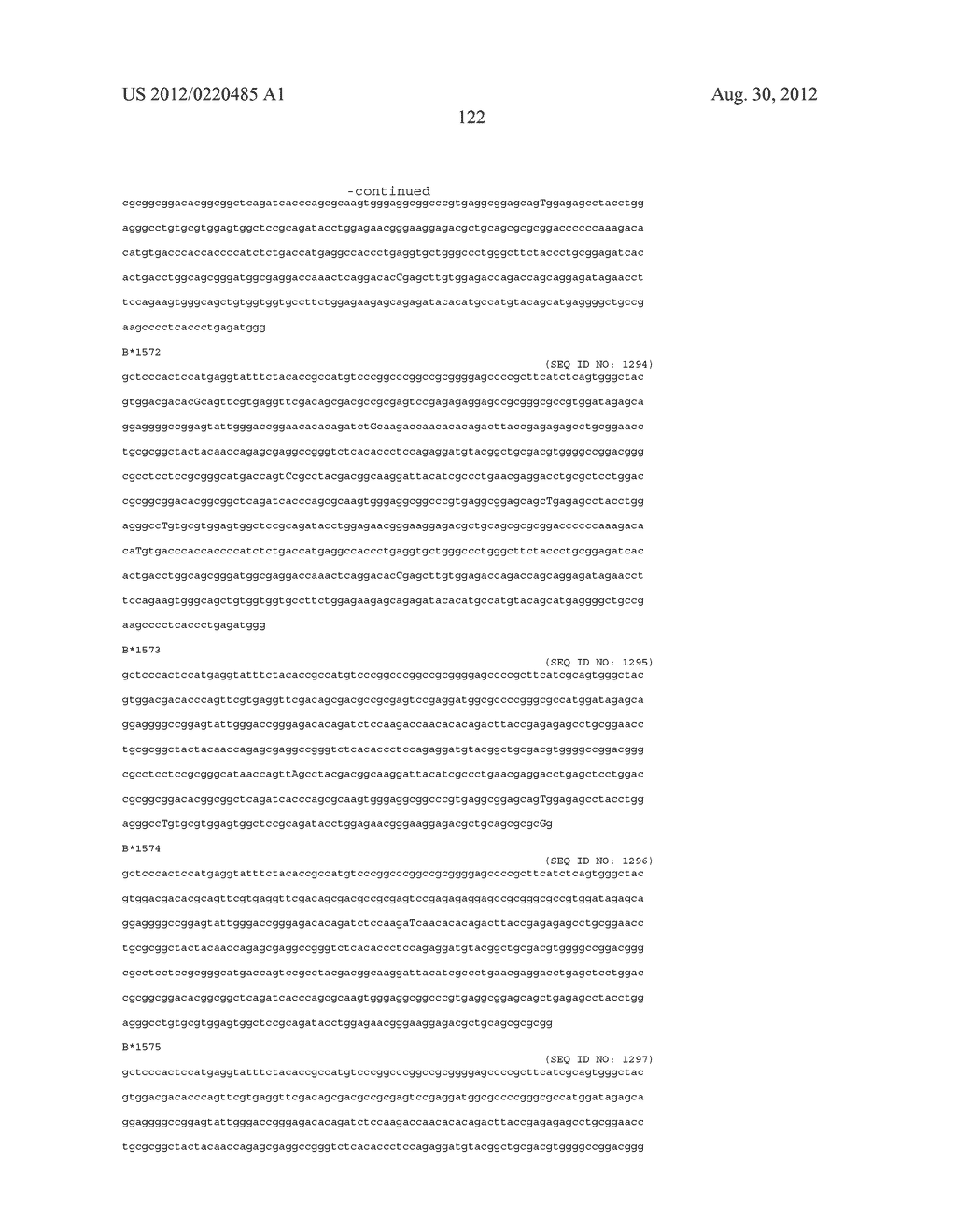 PROBE SET AND METHOD FOR IDENTIFYING HLA ALLELE - diagram, schematic, and image 123