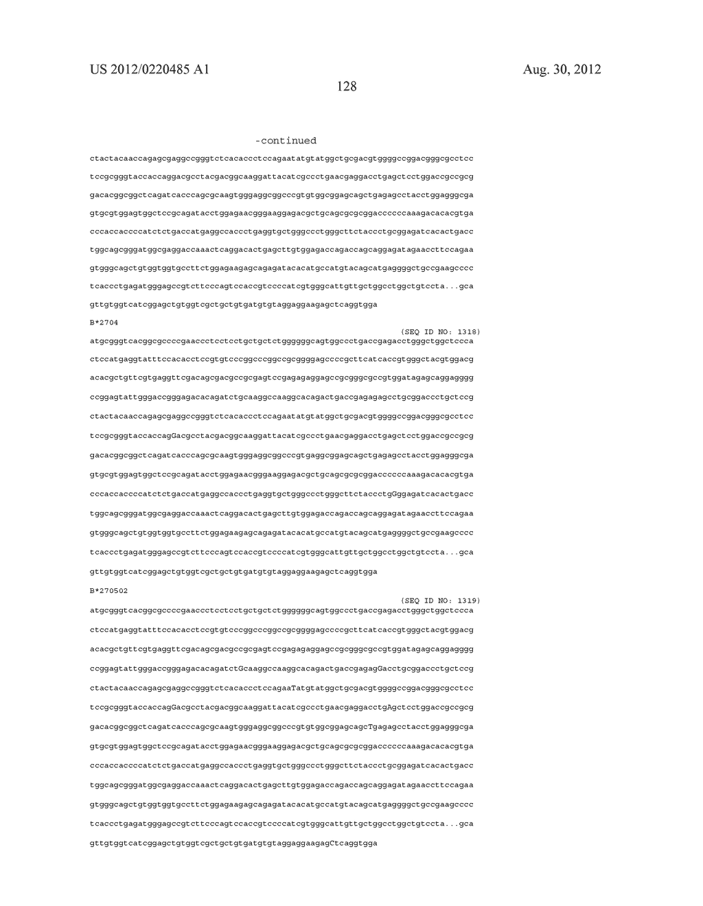 PROBE SET AND METHOD FOR IDENTIFYING HLA ALLELE - diagram, schematic, and image 129