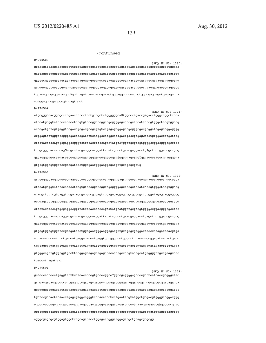 PROBE SET AND METHOD FOR IDENTIFYING HLA ALLELE - diagram, schematic, and image 130