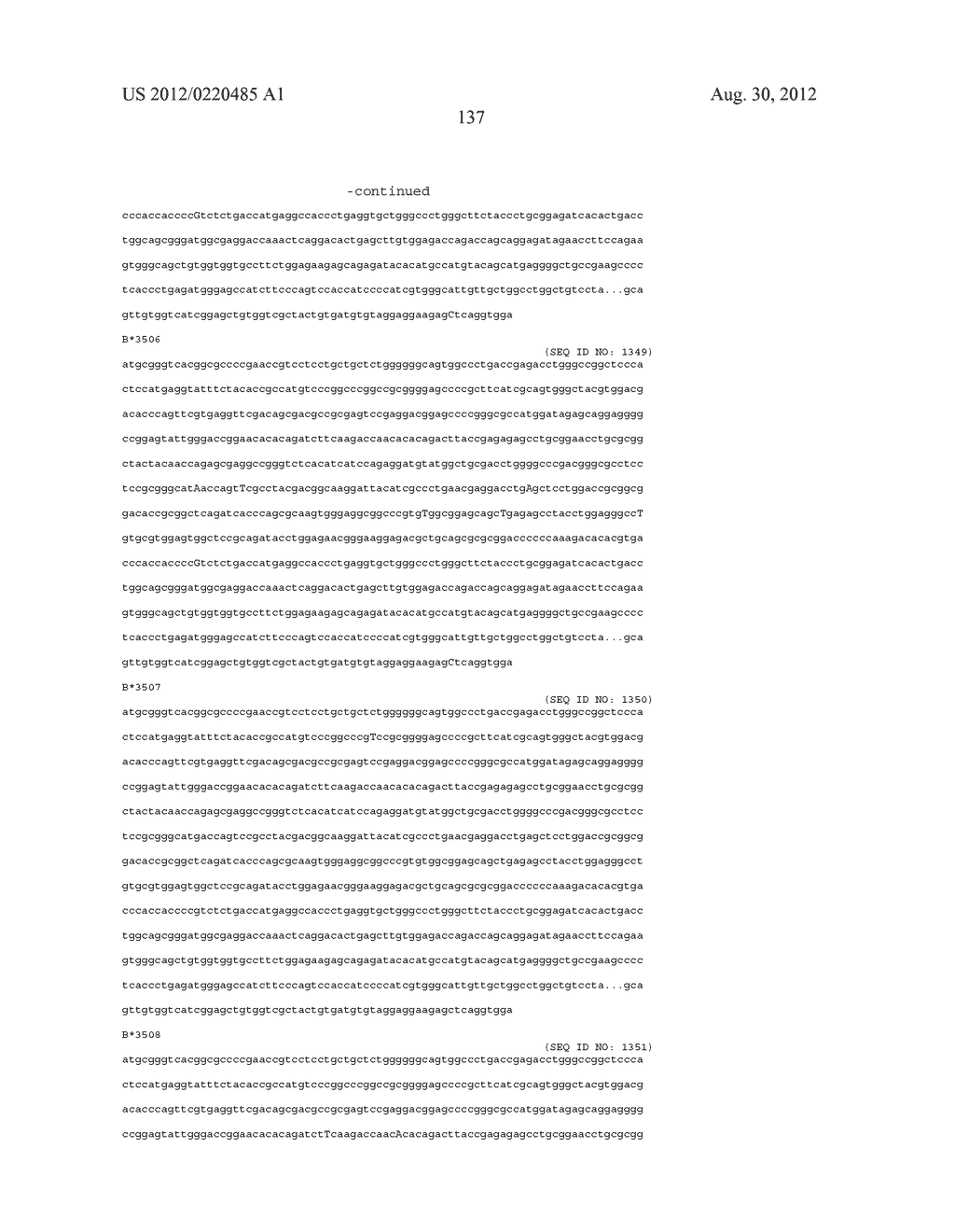 PROBE SET AND METHOD FOR IDENTIFYING HLA ALLELE - diagram, schematic, and image 138