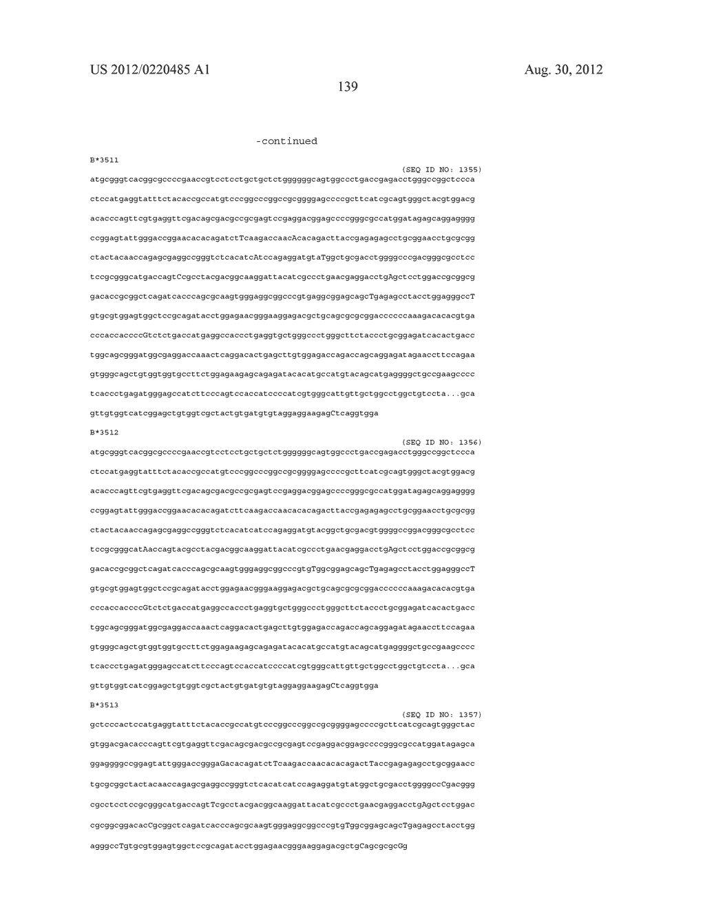 PROBE SET AND METHOD FOR IDENTIFYING HLA ALLELE - diagram, schematic, and image 140