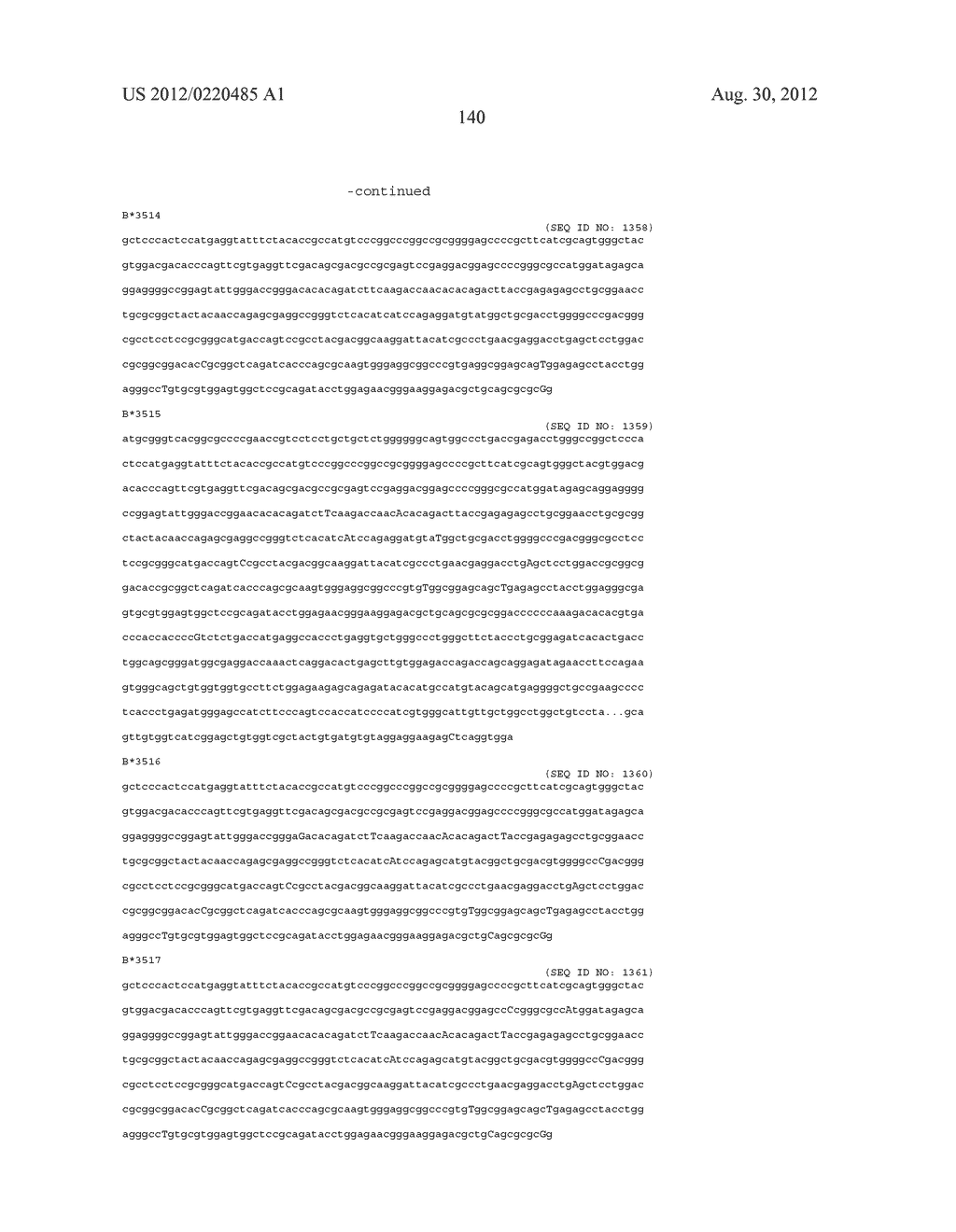 PROBE SET AND METHOD FOR IDENTIFYING HLA ALLELE - diagram, schematic, and image 141