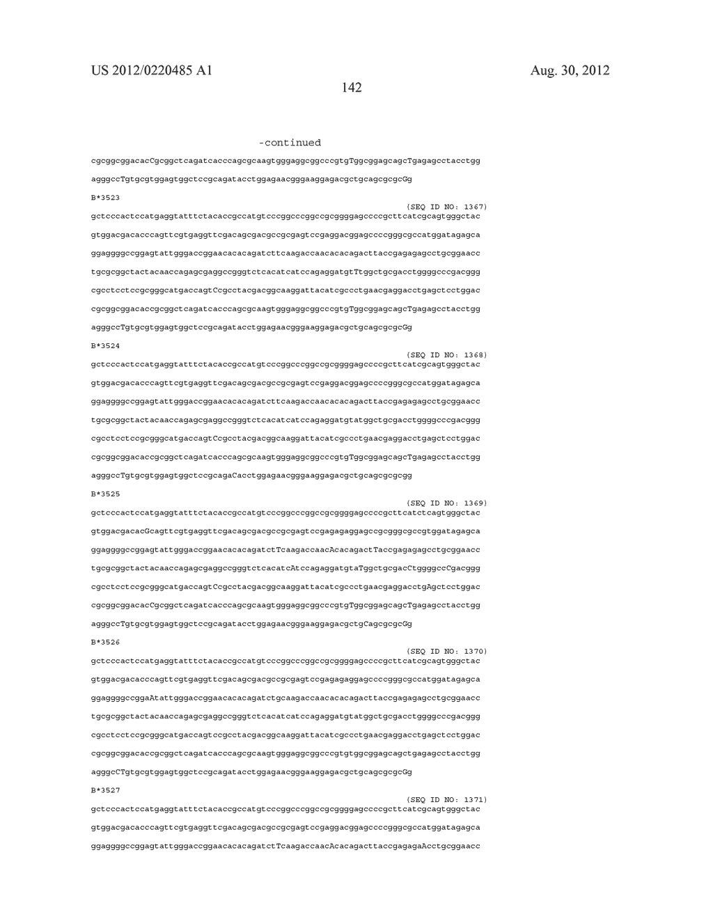 PROBE SET AND METHOD FOR IDENTIFYING HLA ALLELE - diagram, schematic, and image 143