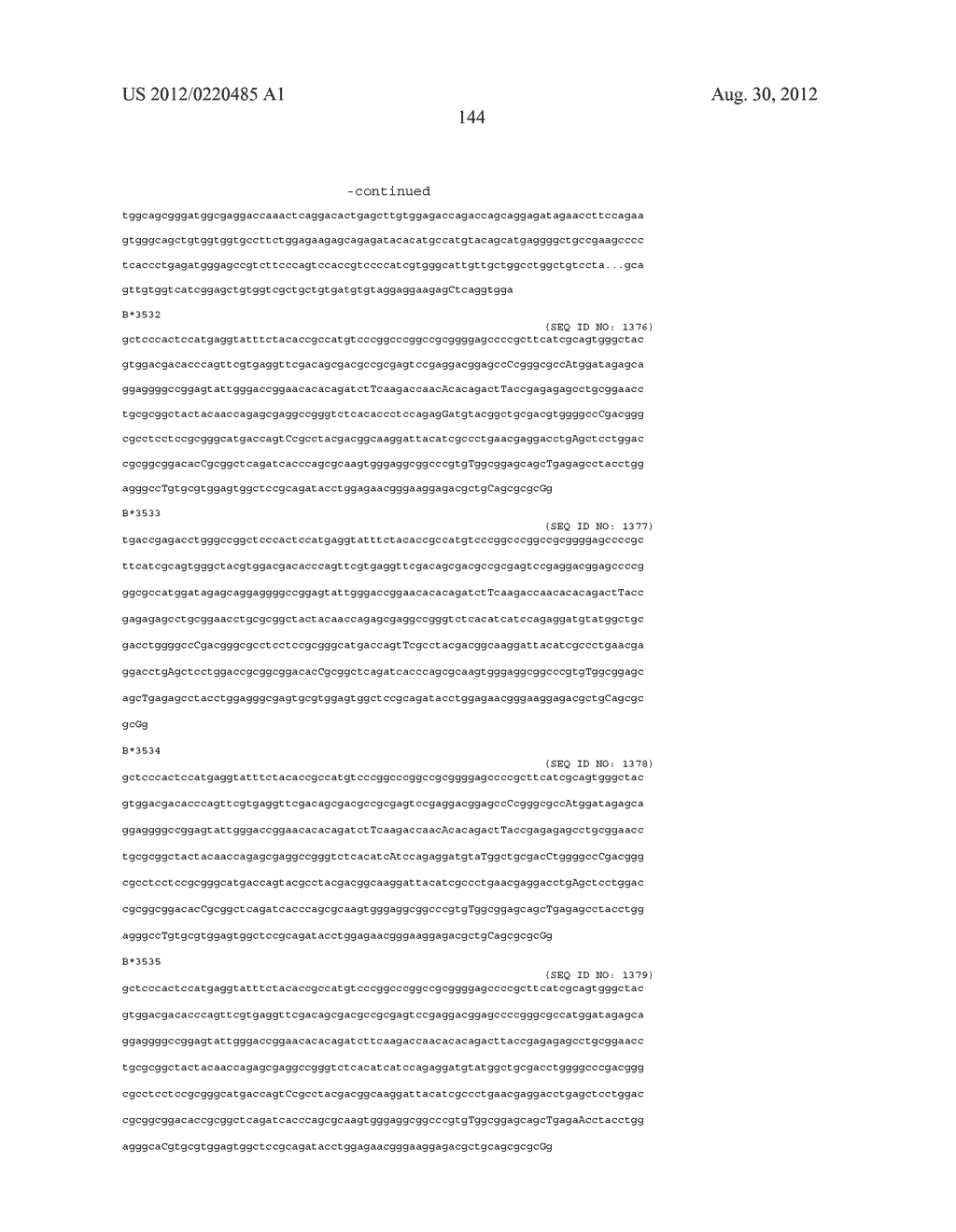 PROBE SET AND METHOD FOR IDENTIFYING HLA ALLELE - diagram, schematic, and image 145