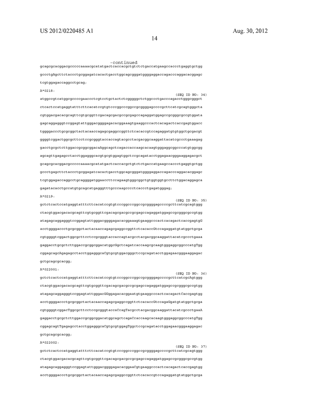 PROBE SET AND METHOD FOR IDENTIFYING HLA ALLELE - diagram, schematic, and image 15