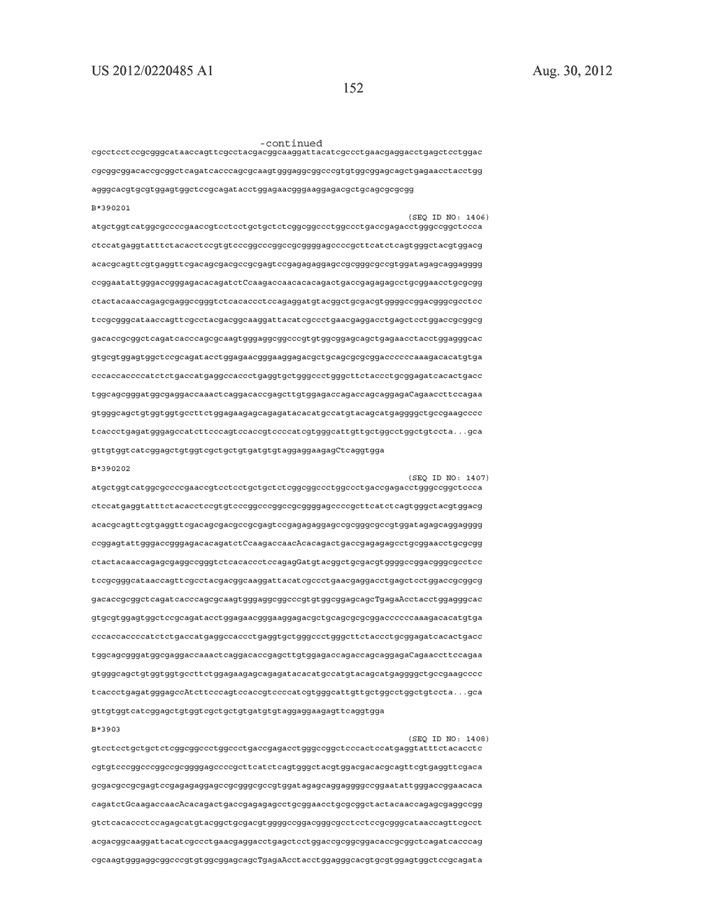 PROBE SET AND METHOD FOR IDENTIFYING HLA ALLELE - diagram, schematic, and image 153