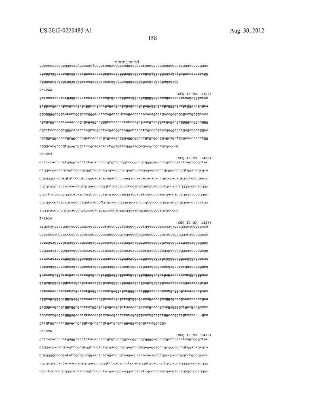 PROBE SET AND METHOD FOR IDENTIFYING HLA ALLELE - diagram, schematic, and image 159