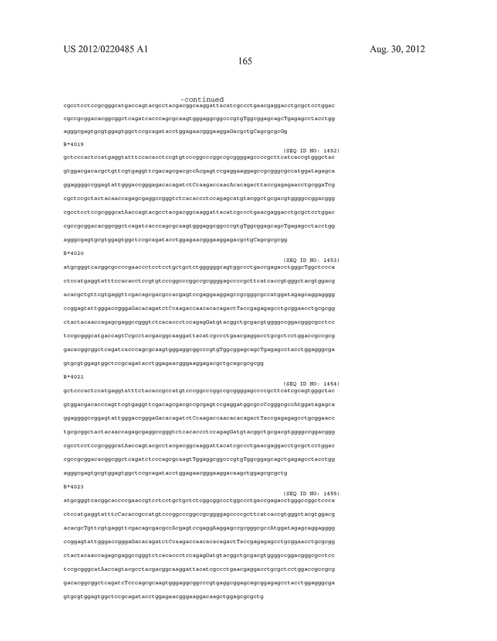 PROBE SET AND METHOD FOR IDENTIFYING HLA ALLELE - diagram, schematic, and image 166