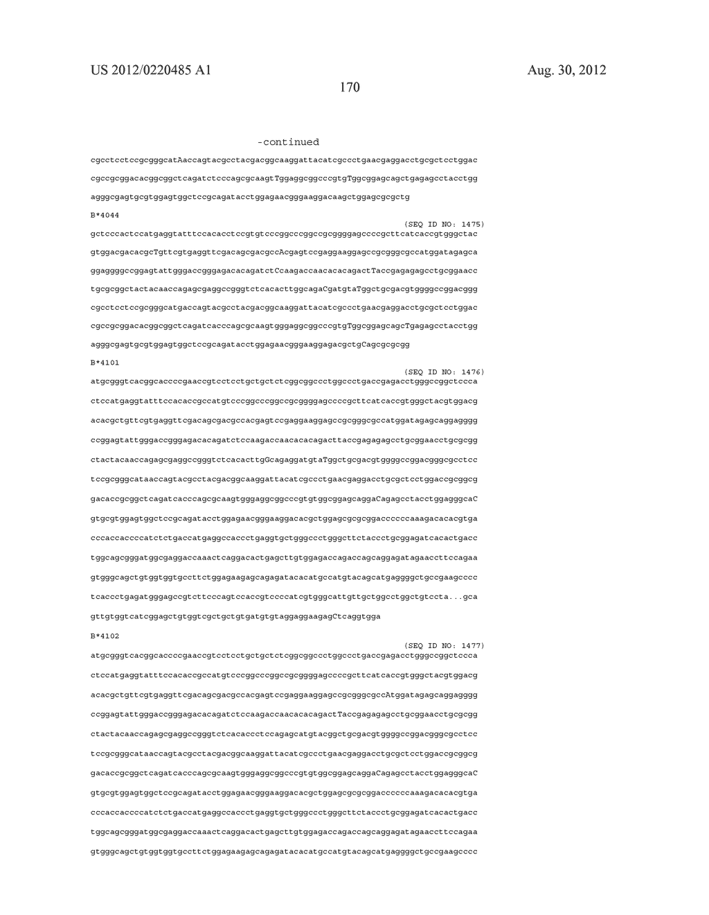 PROBE SET AND METHOD FOR IDENTIFYING HLA ALLELE - diagram, schematic, and image 171