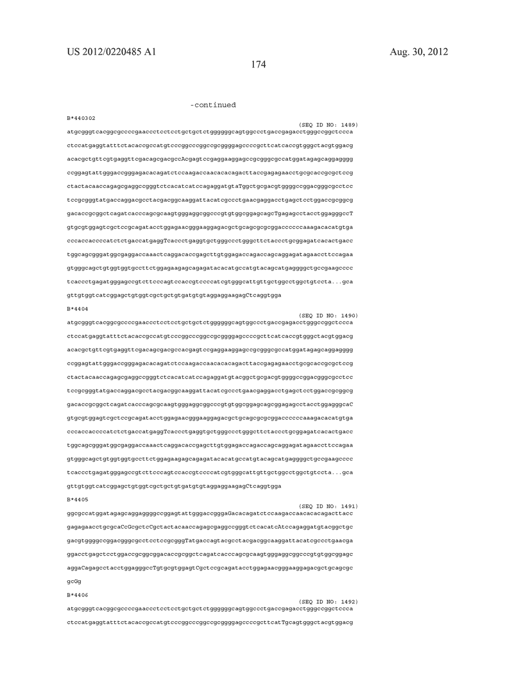 PROBE SET AND METHOD FOR IDENTIFYING HLA ALLELE - diagram, schematic, and image 175