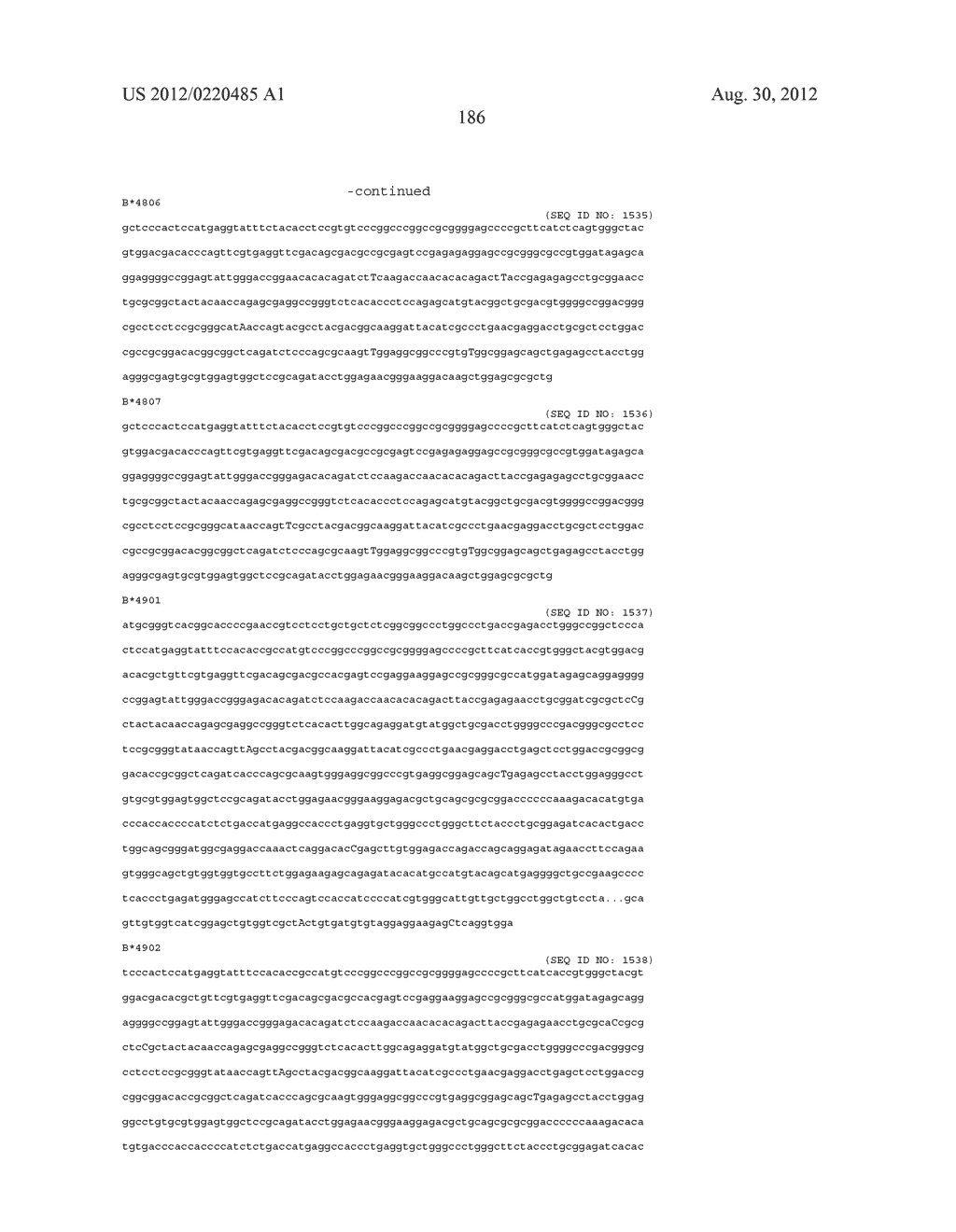 PROBE SET AND METHOD FOR IDENTIFYING HLA ALLELE - diagram, schematic, and image 187