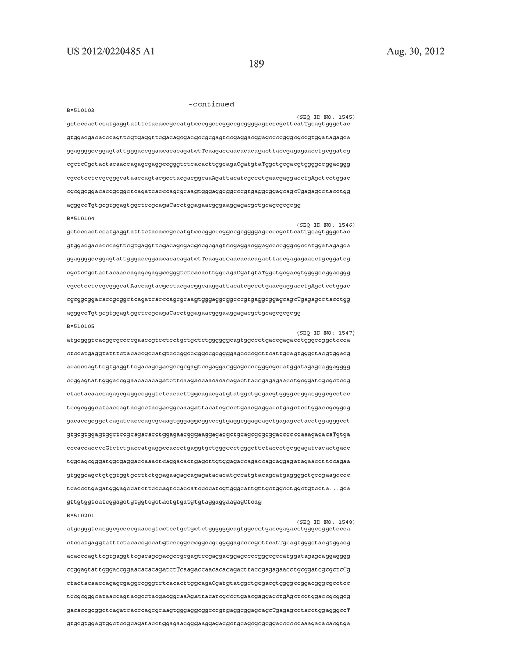 PROBE SET AND METHOD FOR IDENTIFYING HLA ALLELE - diagram, schematic, and image 190