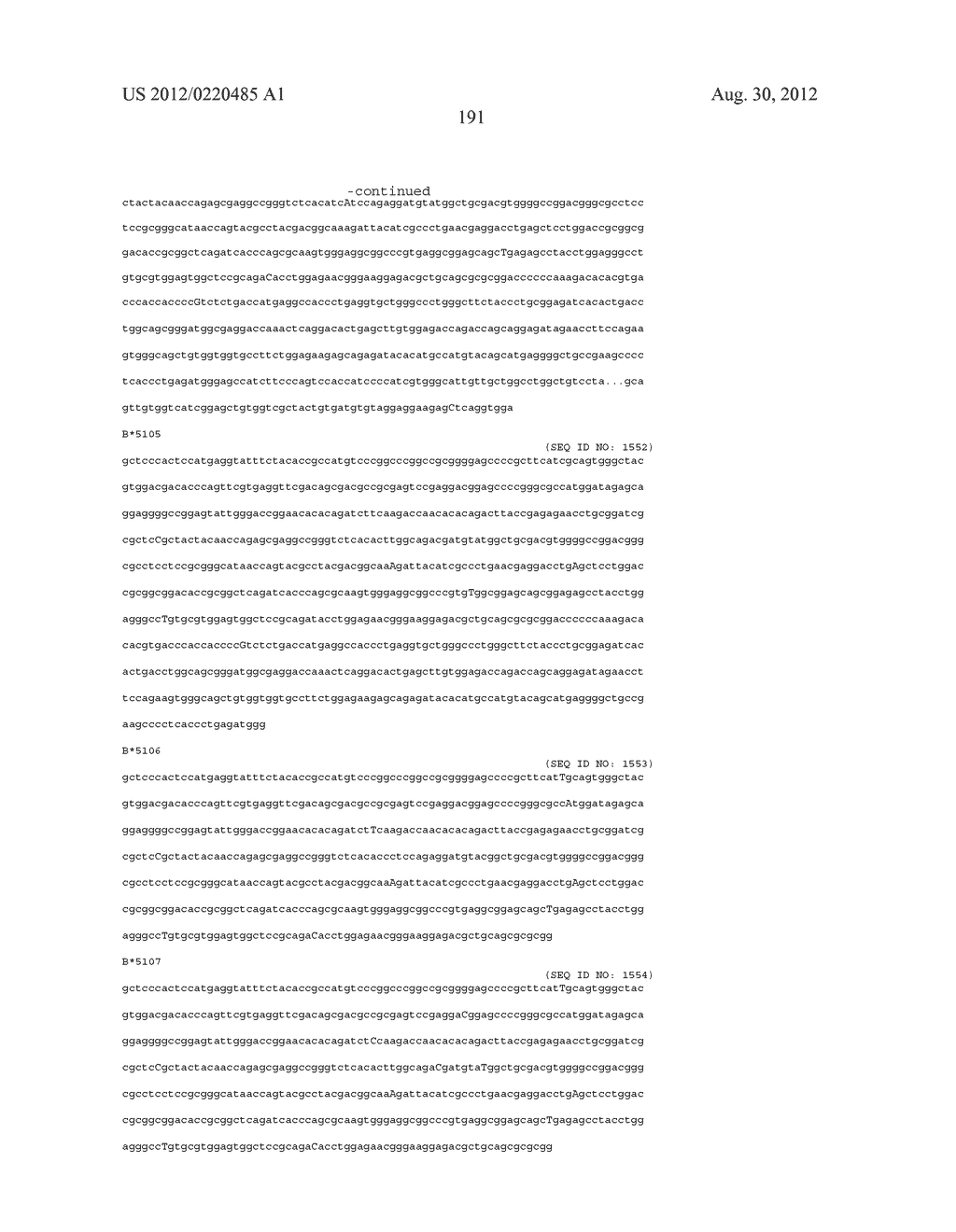 PROBE SET AND METHOD FOR IDENTIFYING HLA ALLELE - diagram, schematic, and image 192