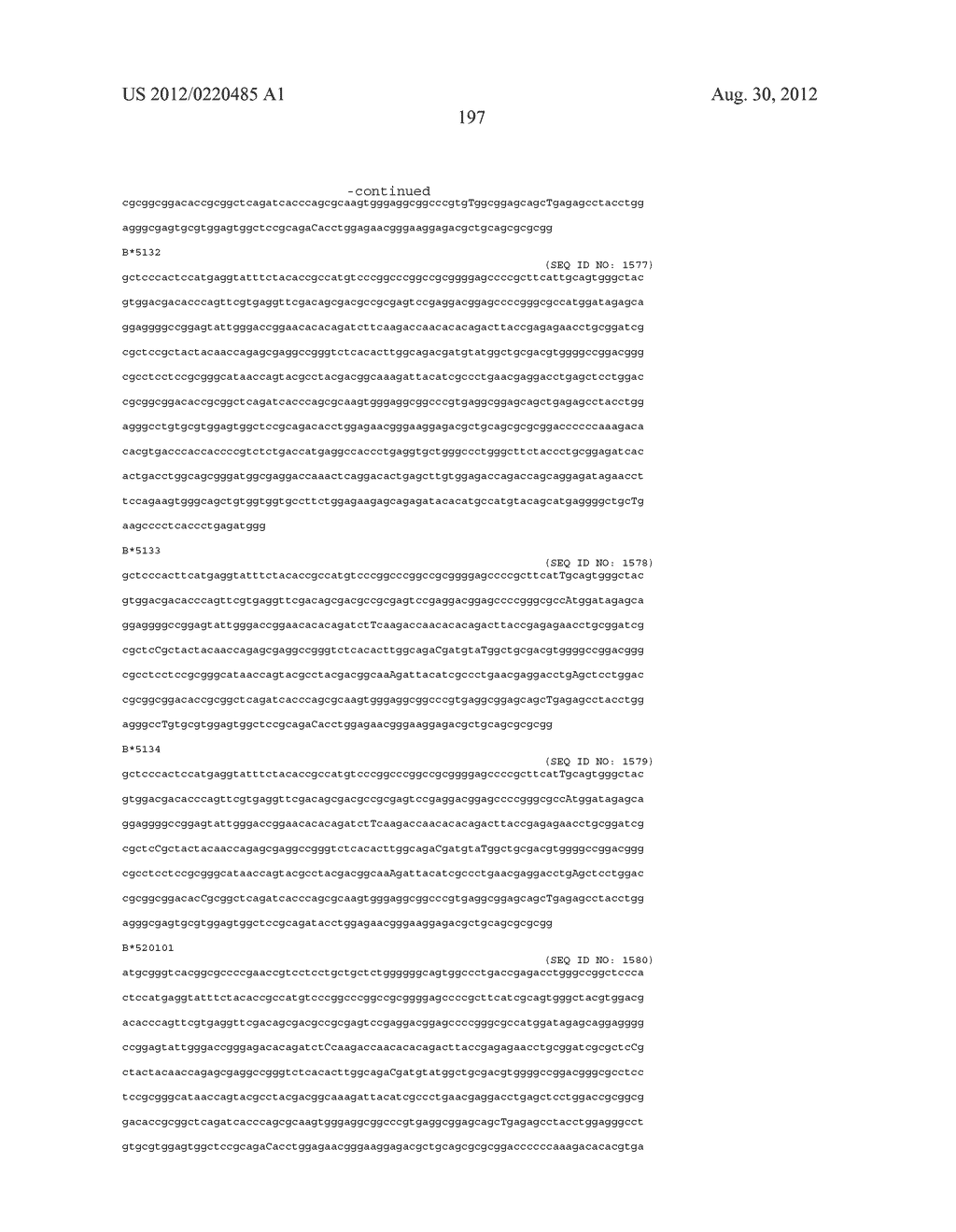 PROBE SET AND METHOD FOR IDENTIFYING HLA ALLELE - diagram, schematic, and image 198