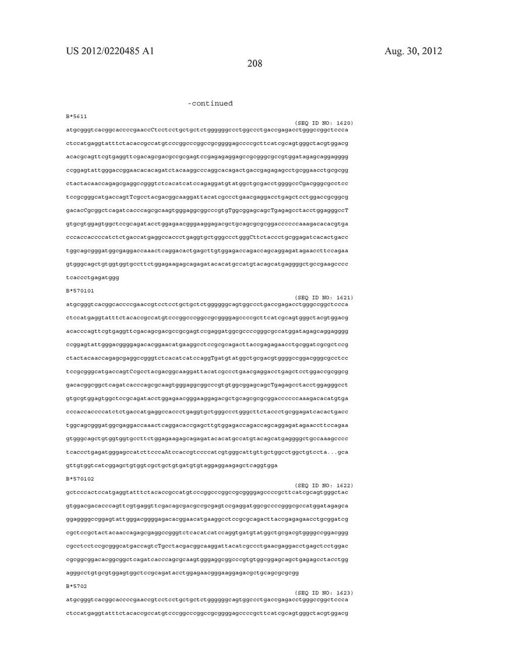 PROBE SET AND METHOD FOR IDENTIFYING HLA ALLELE - diagram, schematic, and image 209