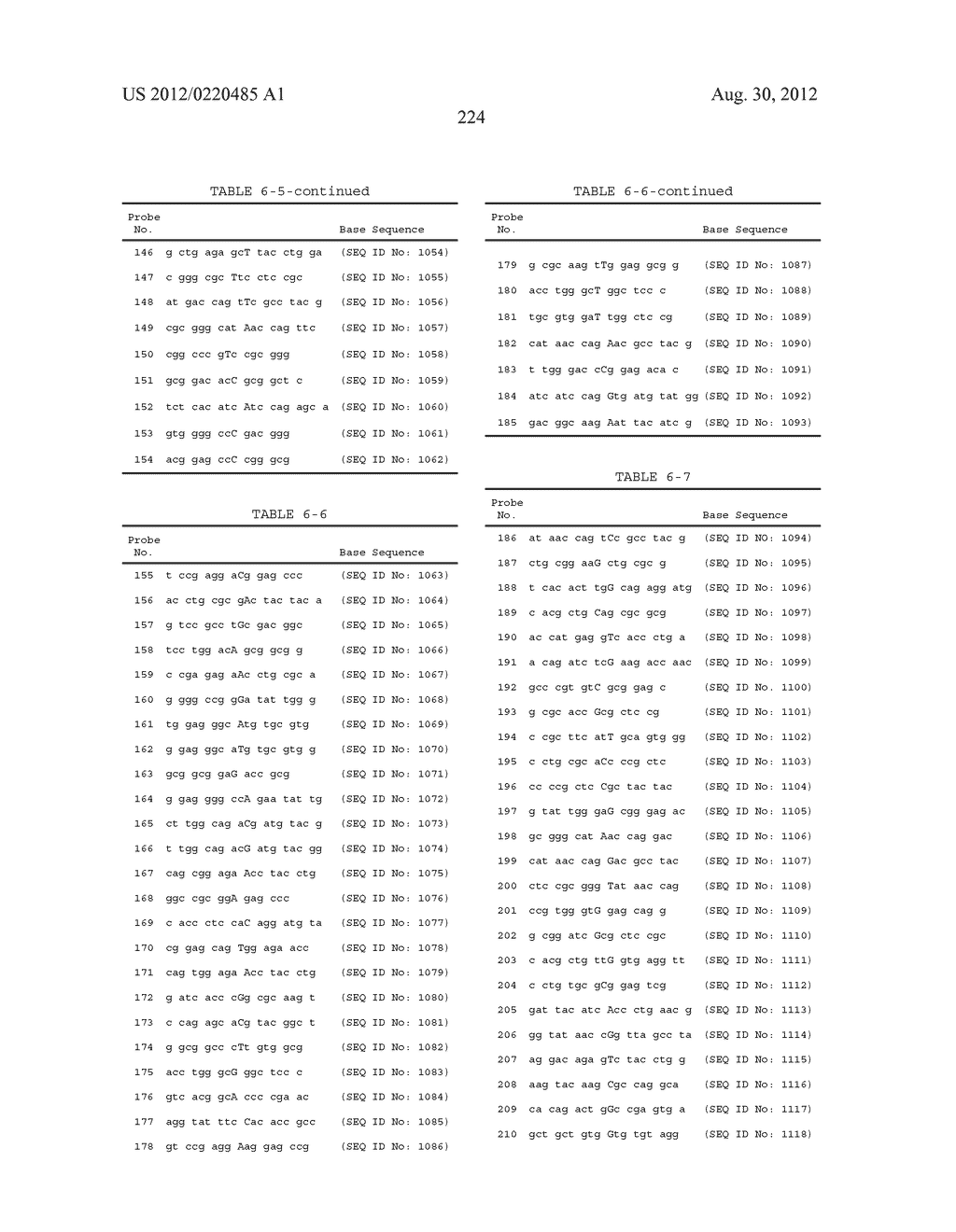 PROBE SET AND METHOD FOR IDENTIFYING HLA ALLELE - diagram, schematic, and image 225