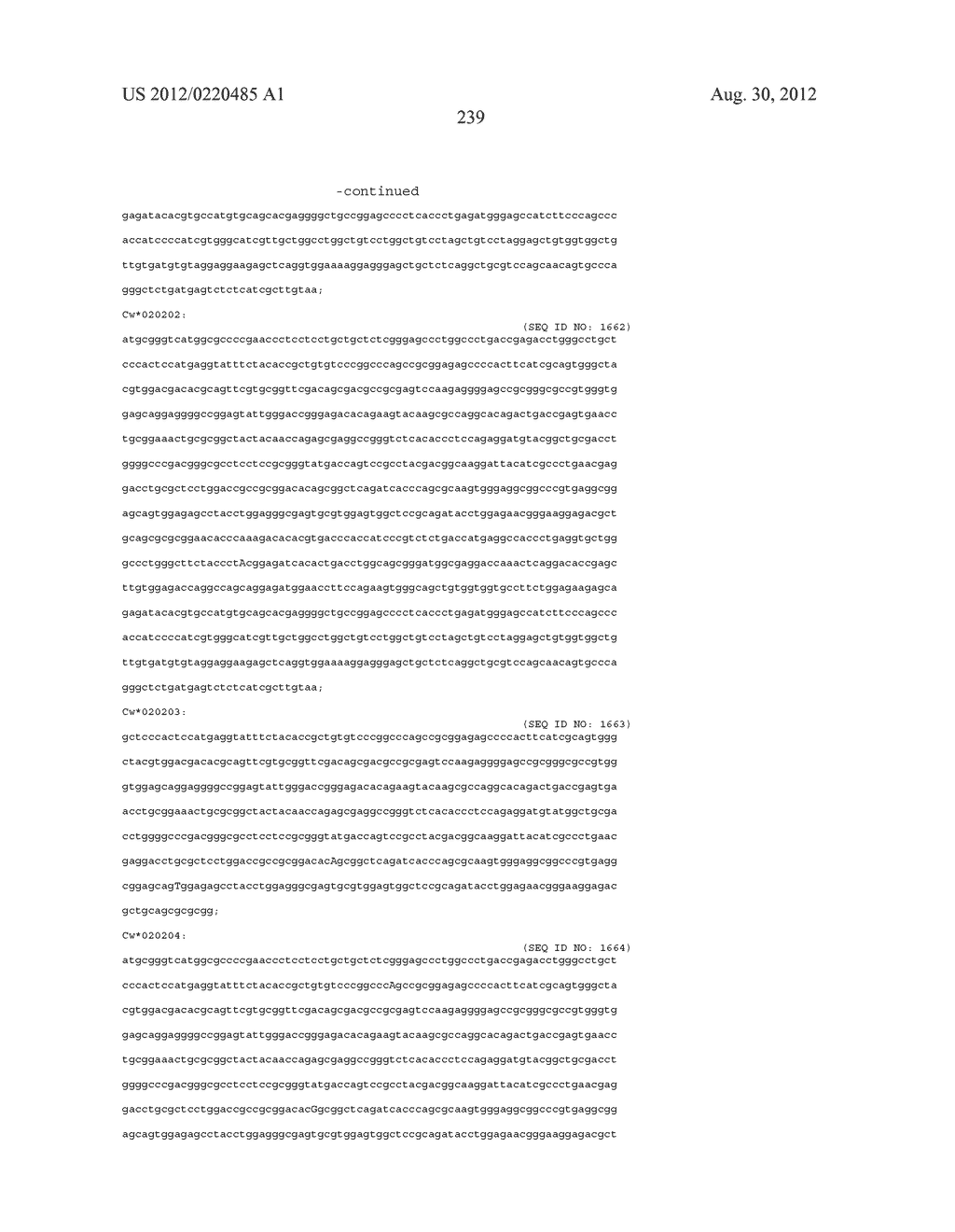 PROBE SET AND METHOD FOR IDENTIFYING HLA ALLELE - diagram, schematic, and image 240