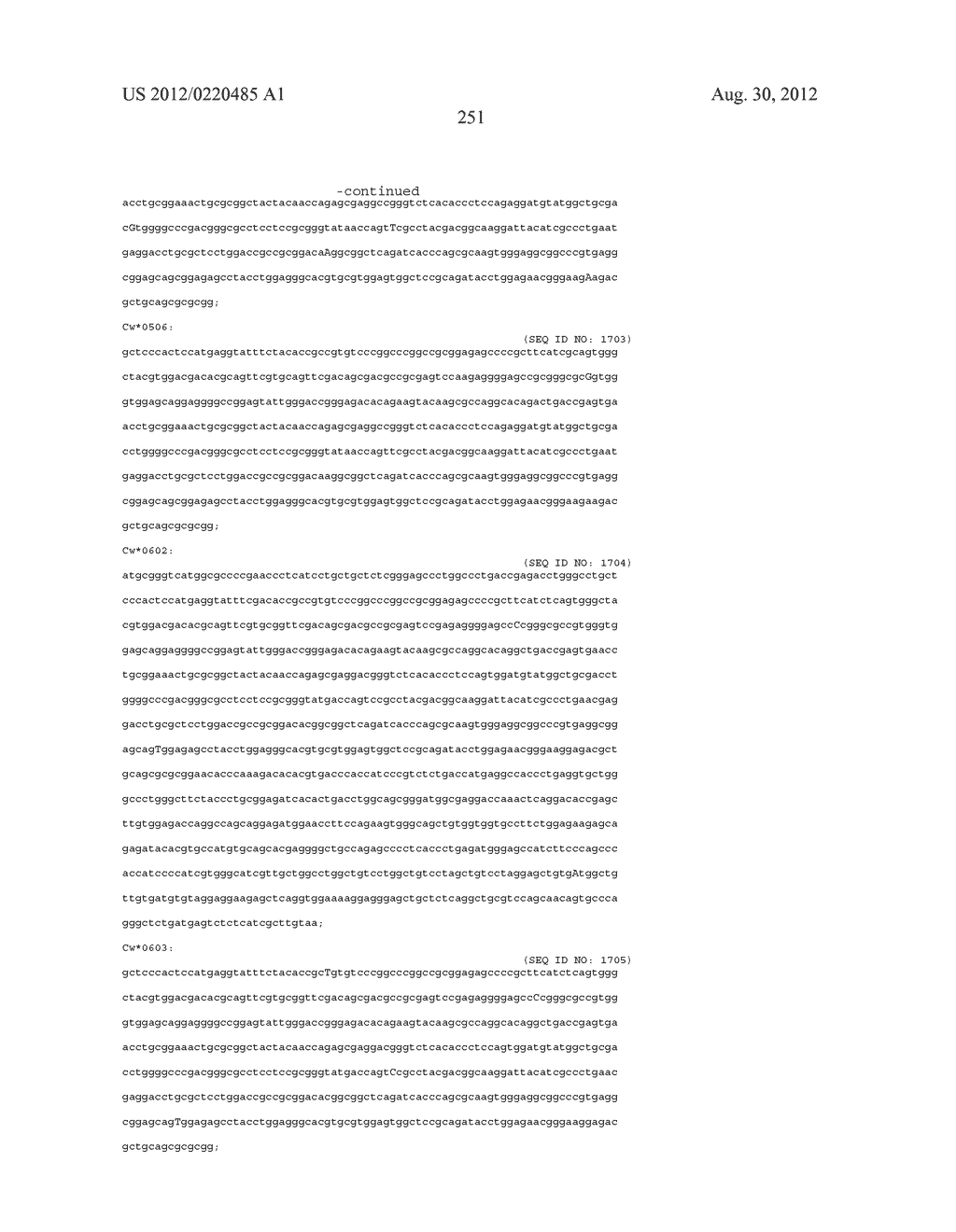 PROBE SET AND METHOD FOR IDENTIFYING HLA ALLELE - diagram, schematic, and image 252