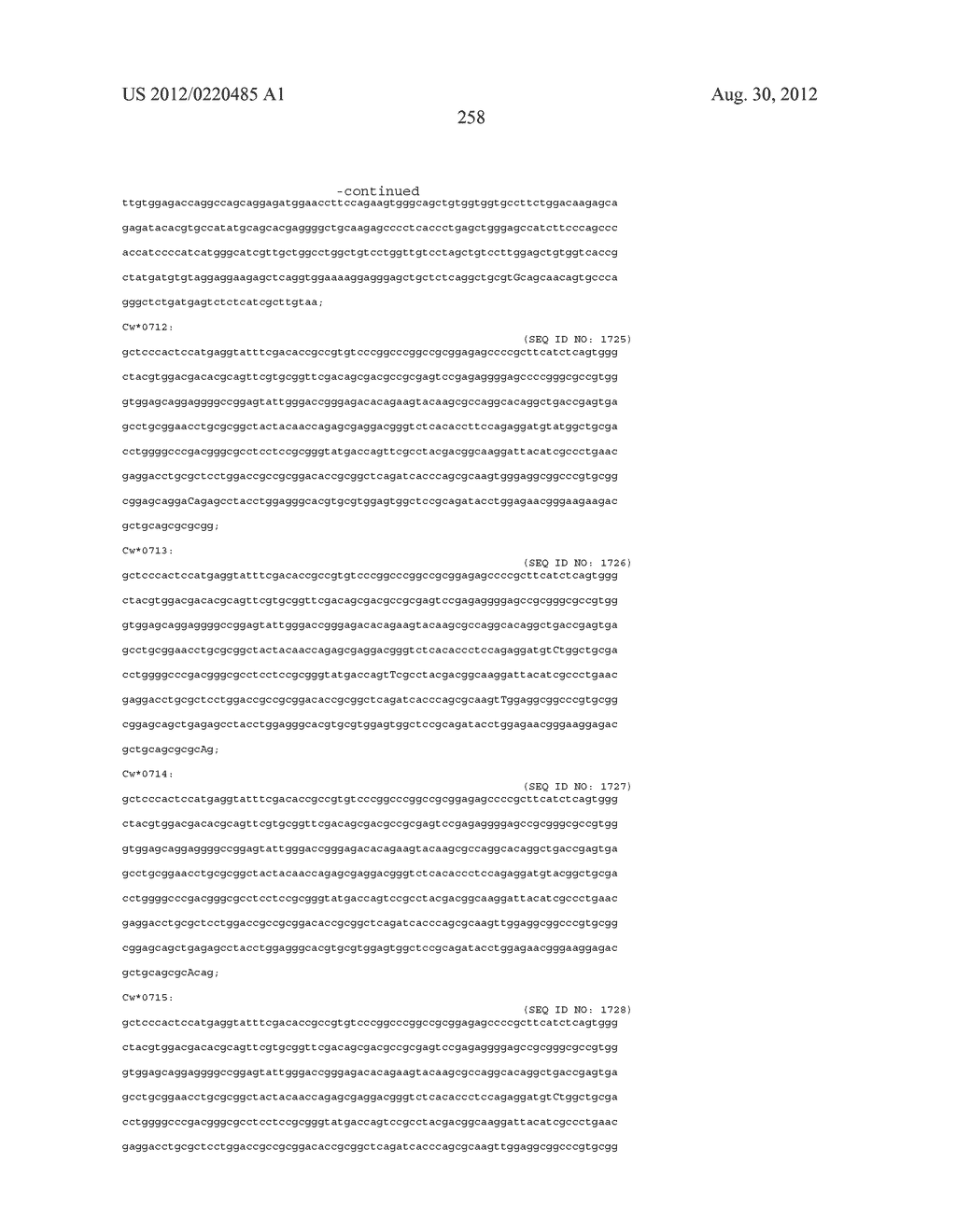 PROBE SET AND METHOD FOR IDENTIFYING HLA ALLELE - diagram, schematic, and image 259