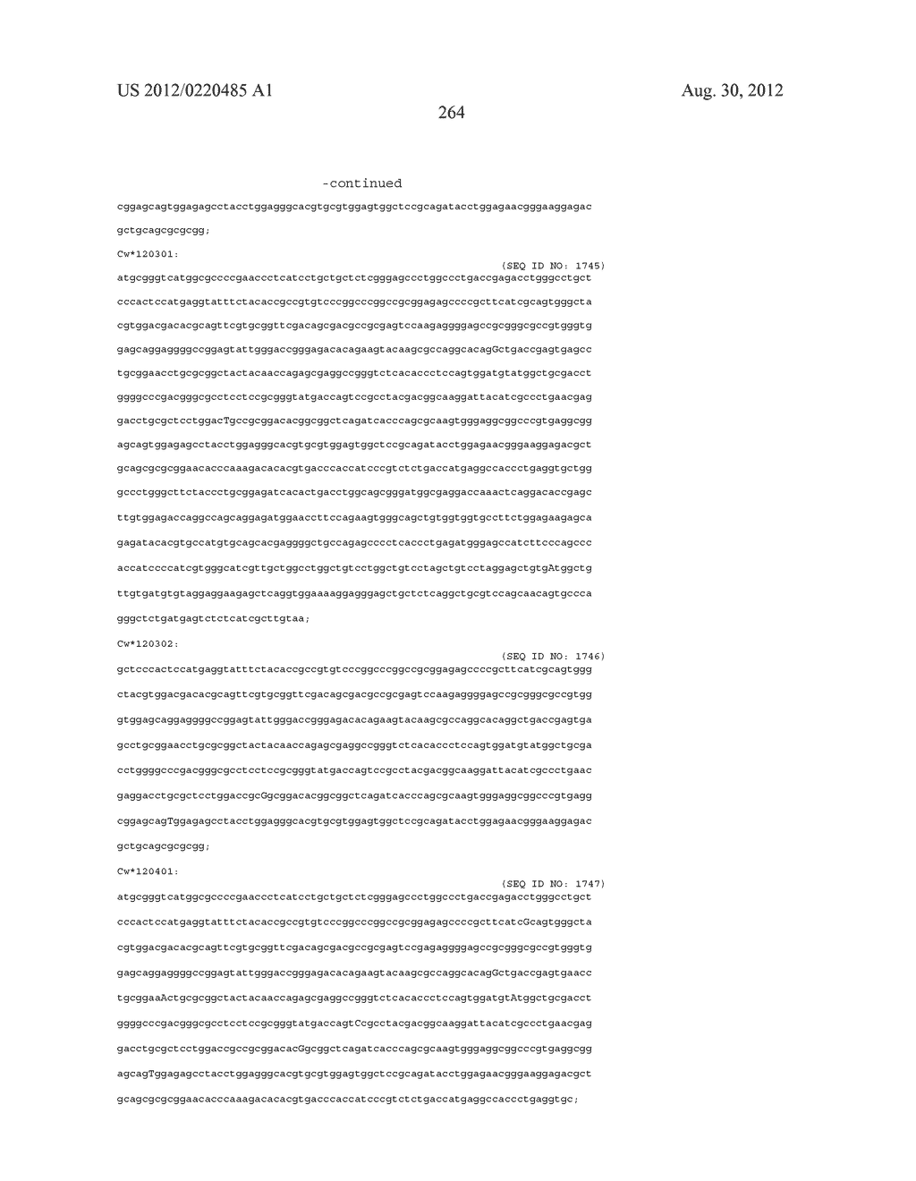 PROBE SET AND METHOD FOR IDENTIFYING HLA ALLELE - diagram, schematic, and image 265