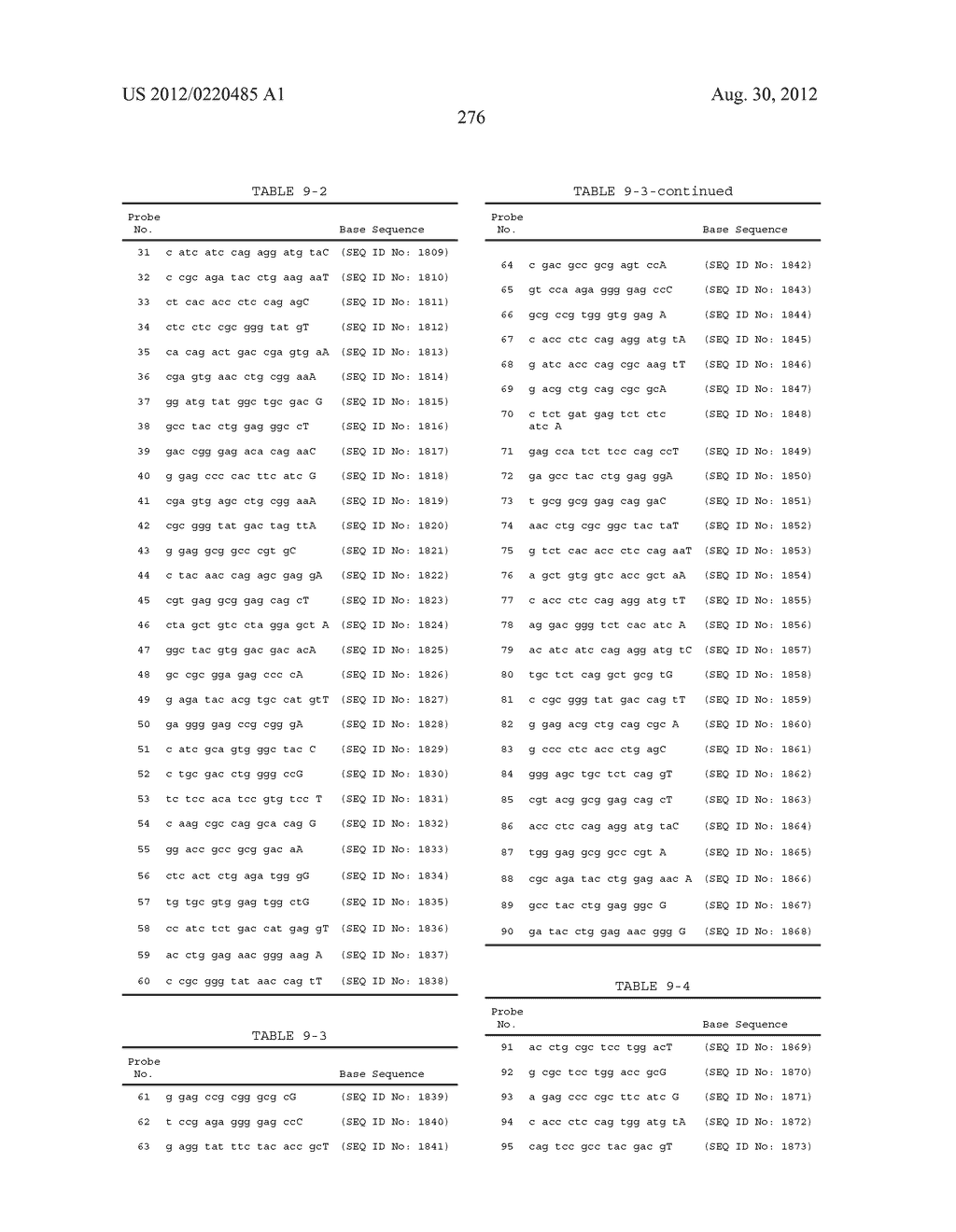 PROBE SET AND METHOD FOR IDENTIFYING HLA ALLELE - diagram, schematic, and image 277