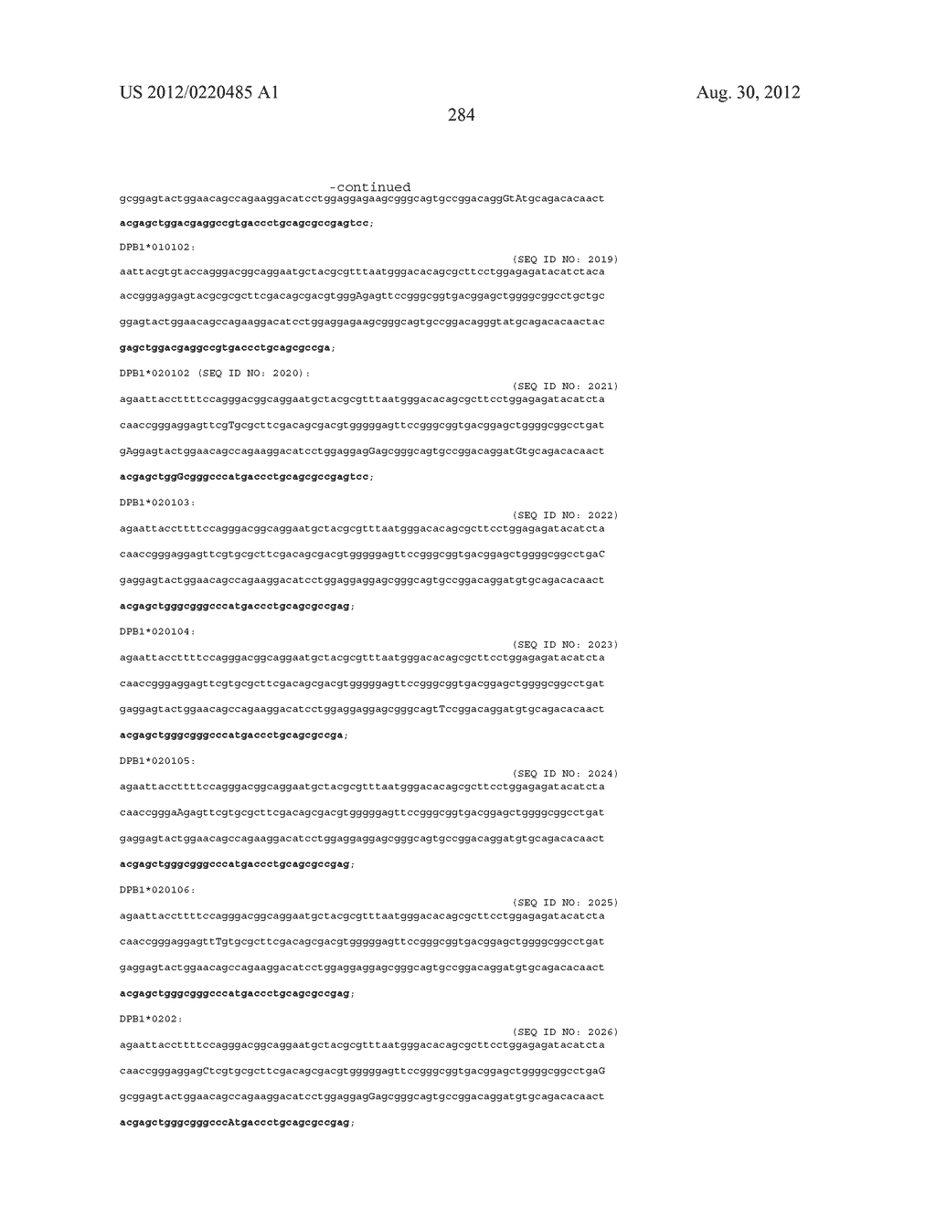 PROBE SET AND METHOD FOR IDENTIFYING HLA ALLELE - diagram, schematic, and image 285