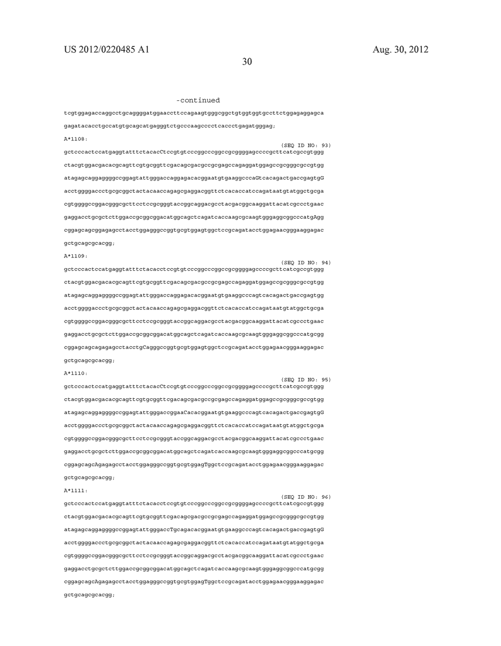 PROBE SET AND METHOD FOR IDENTIFYING HLA ALLELE - diagram, schematic, and image 31