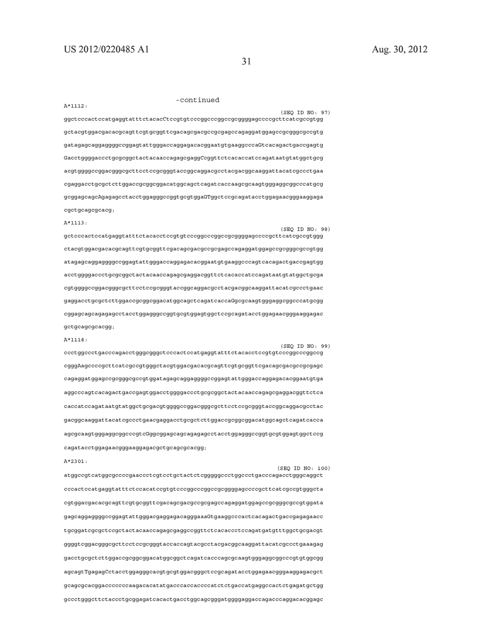 PROBE SET AND METHOD FOR IDENTIFYING HLA ALLELE - diagram, schematic, and image 32