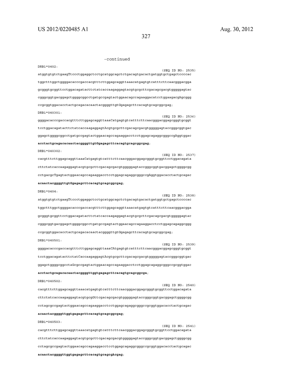 PROBE SET AND METHOD FOR IDENTIFYING HLA ALLELE - diagram, schematic, and image 328