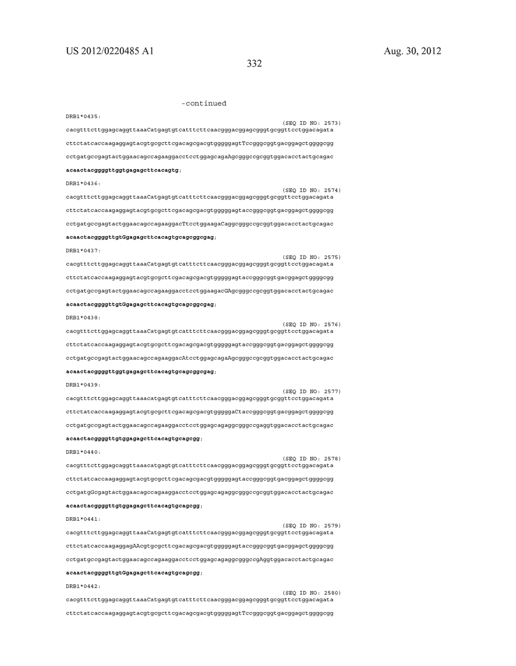 PROBE SET AND METHOD FOR IDENTIFYING HLA ALLELE - diagram, schematic, and image 333