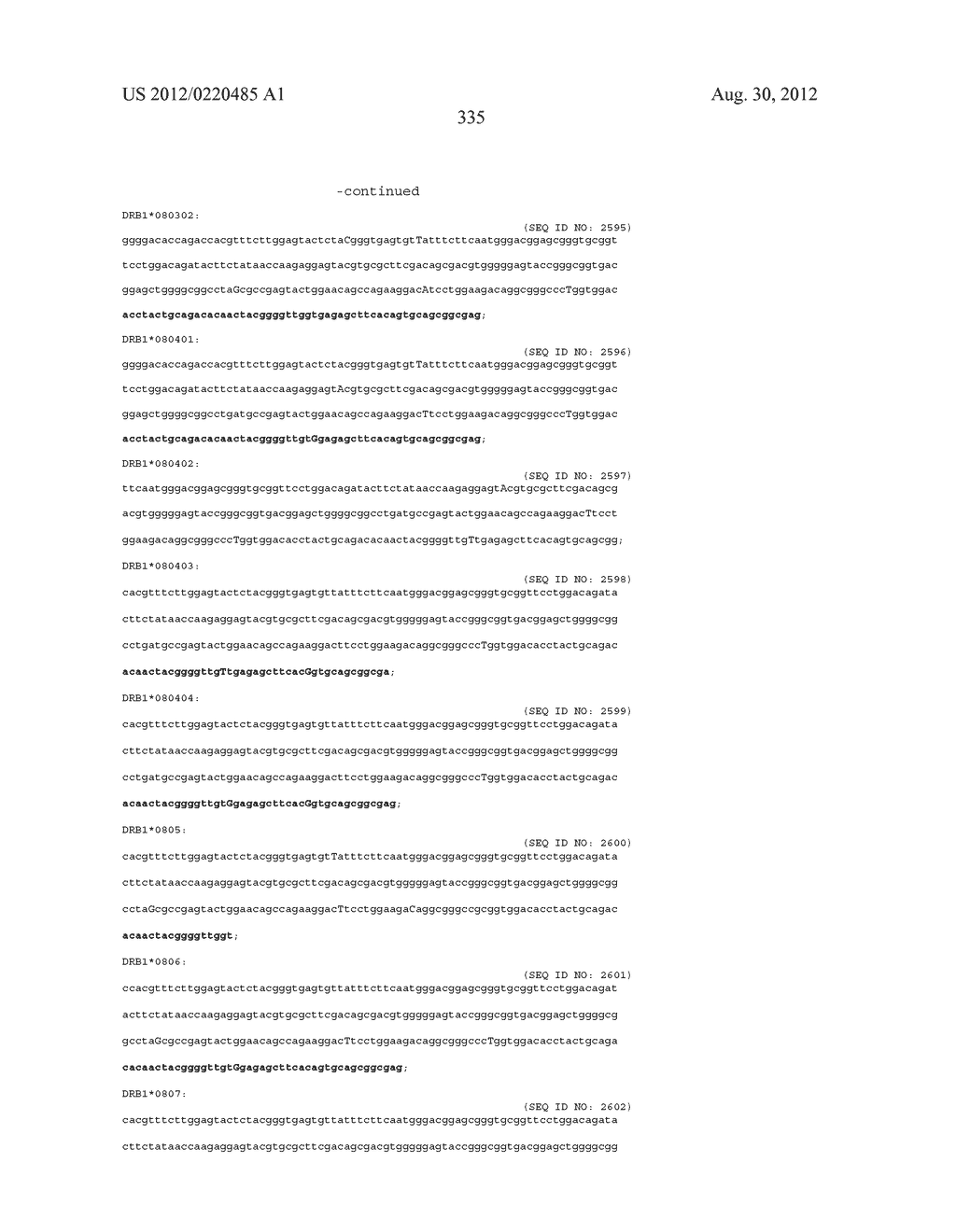 PROBE SET AND METHOD FOR IDENTIFYING HLA ALLELE - diagram, schematic, and image 336