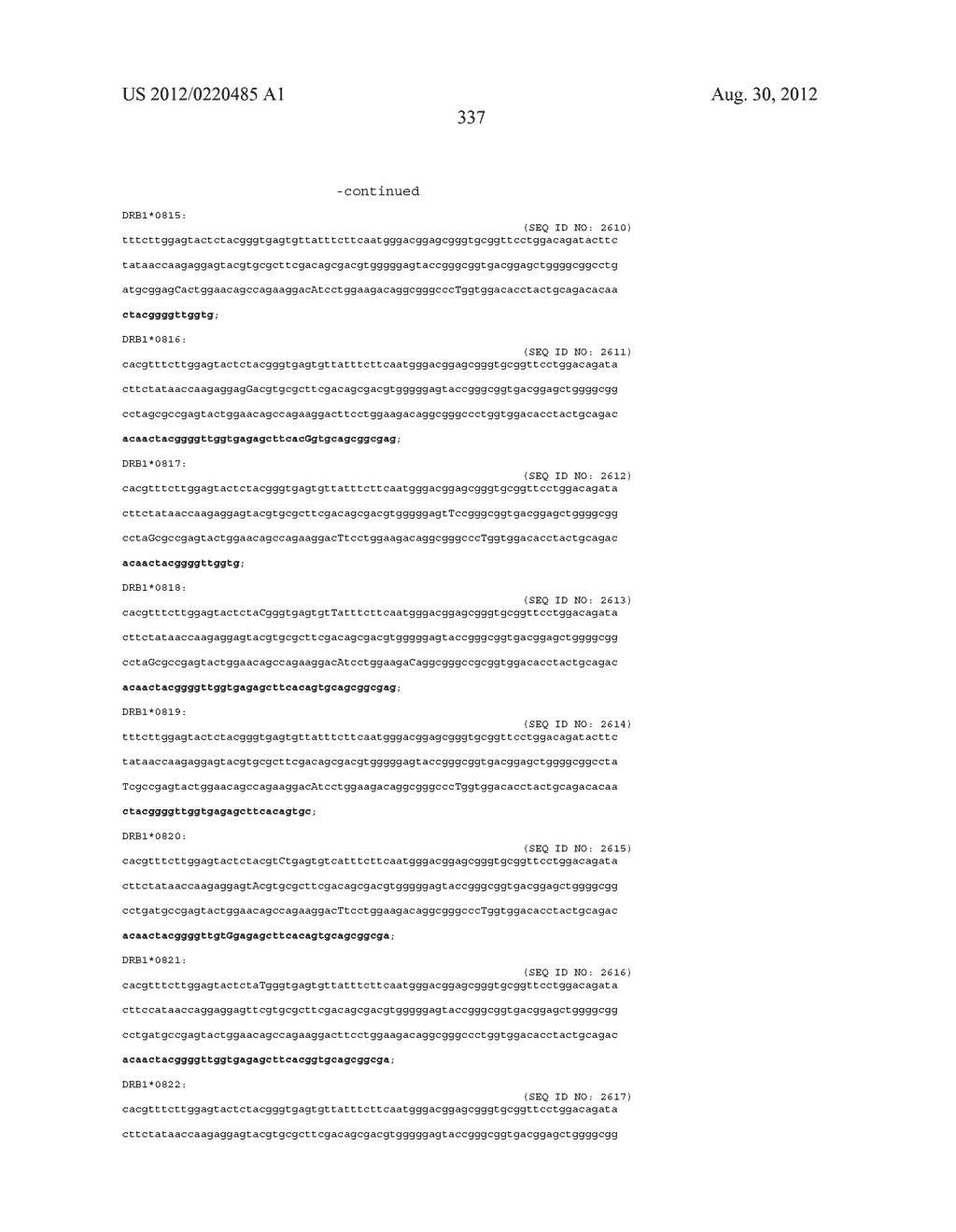 PROBE SET AND METHOD FOR IDENTIFYING HLA ALLELE - diagram, schematic, and image 338