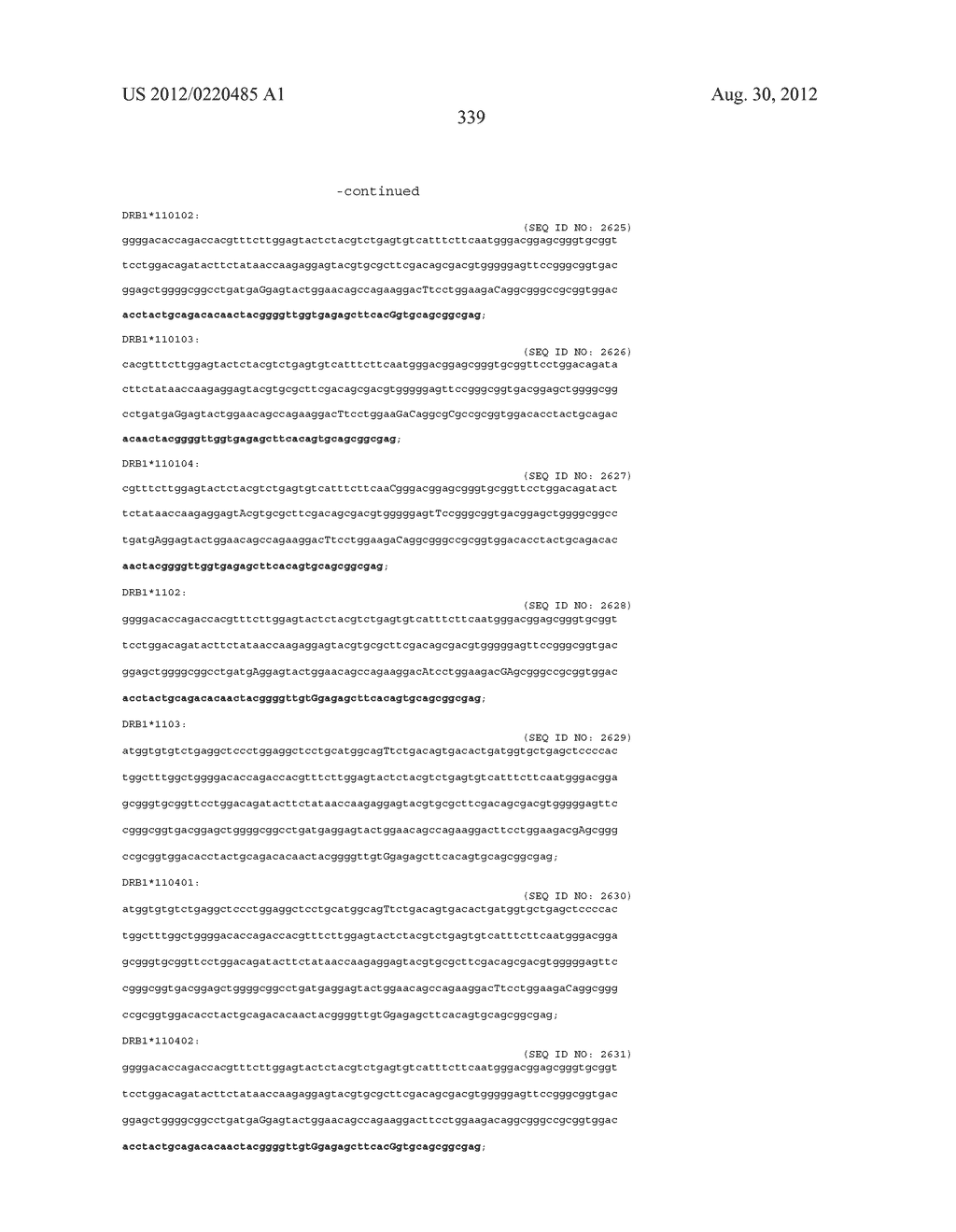 PROBE SET AND METHOD FOR IDENTIFYING HLA ALLELE - diagram, schematic, and image 340