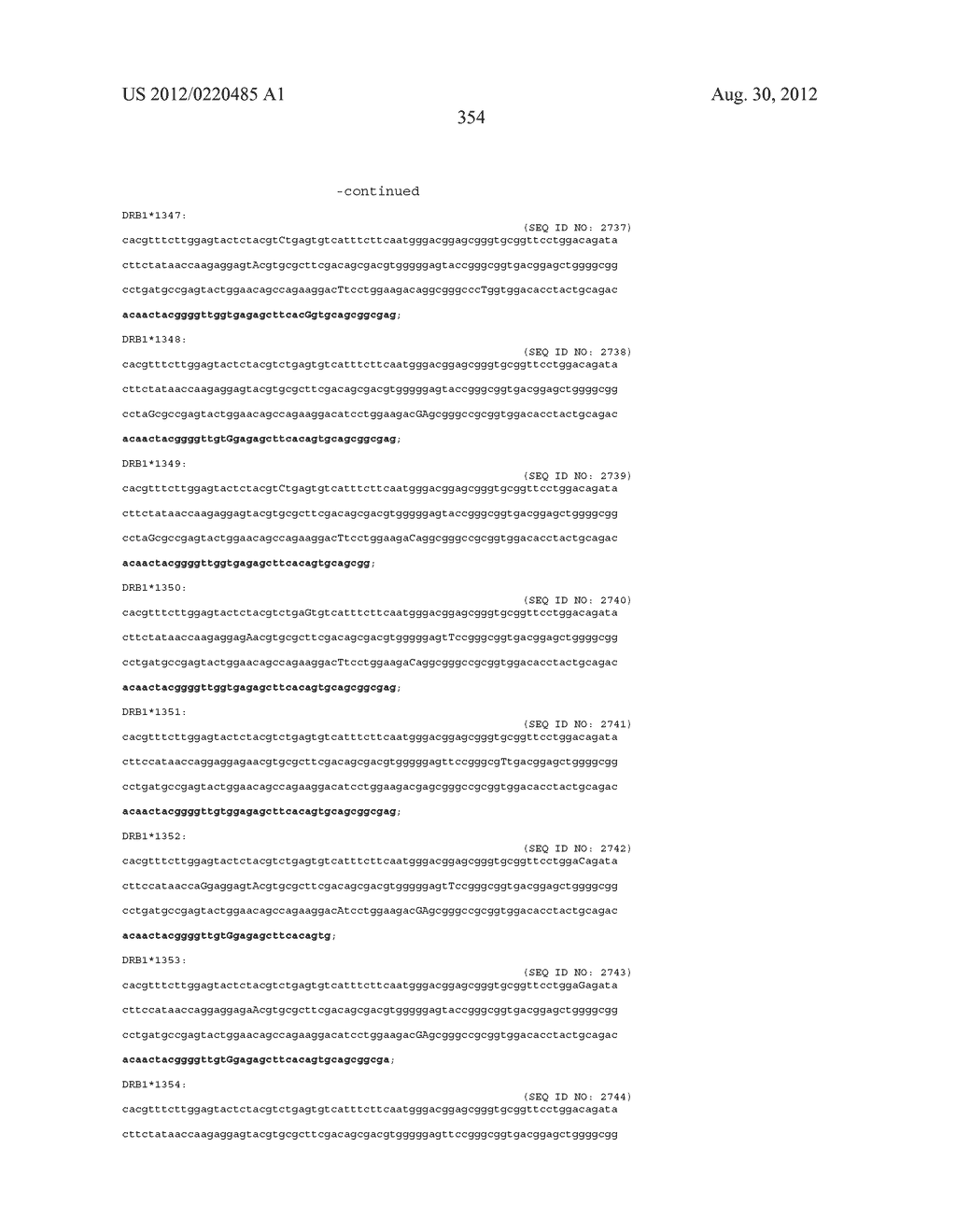 PROBE SET AND METHOD FOR IDENTIFYING HLA ALLELE - diagram, schematic, and image 355