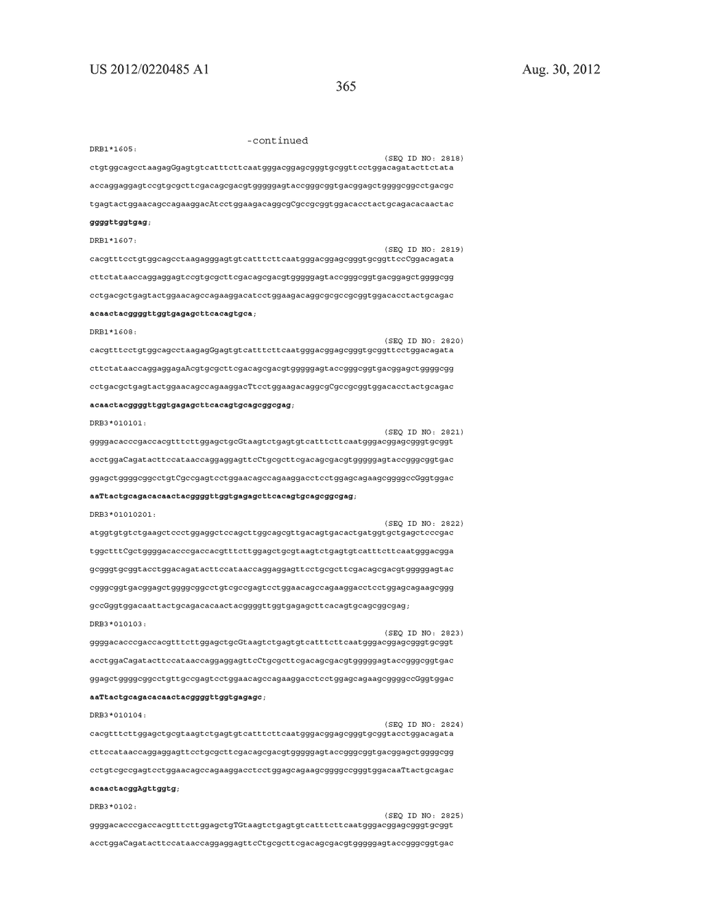 PROBE SET AND METHOD FOR IDENTIFYING HLA ALLELE - diagram, schematic, and image 366